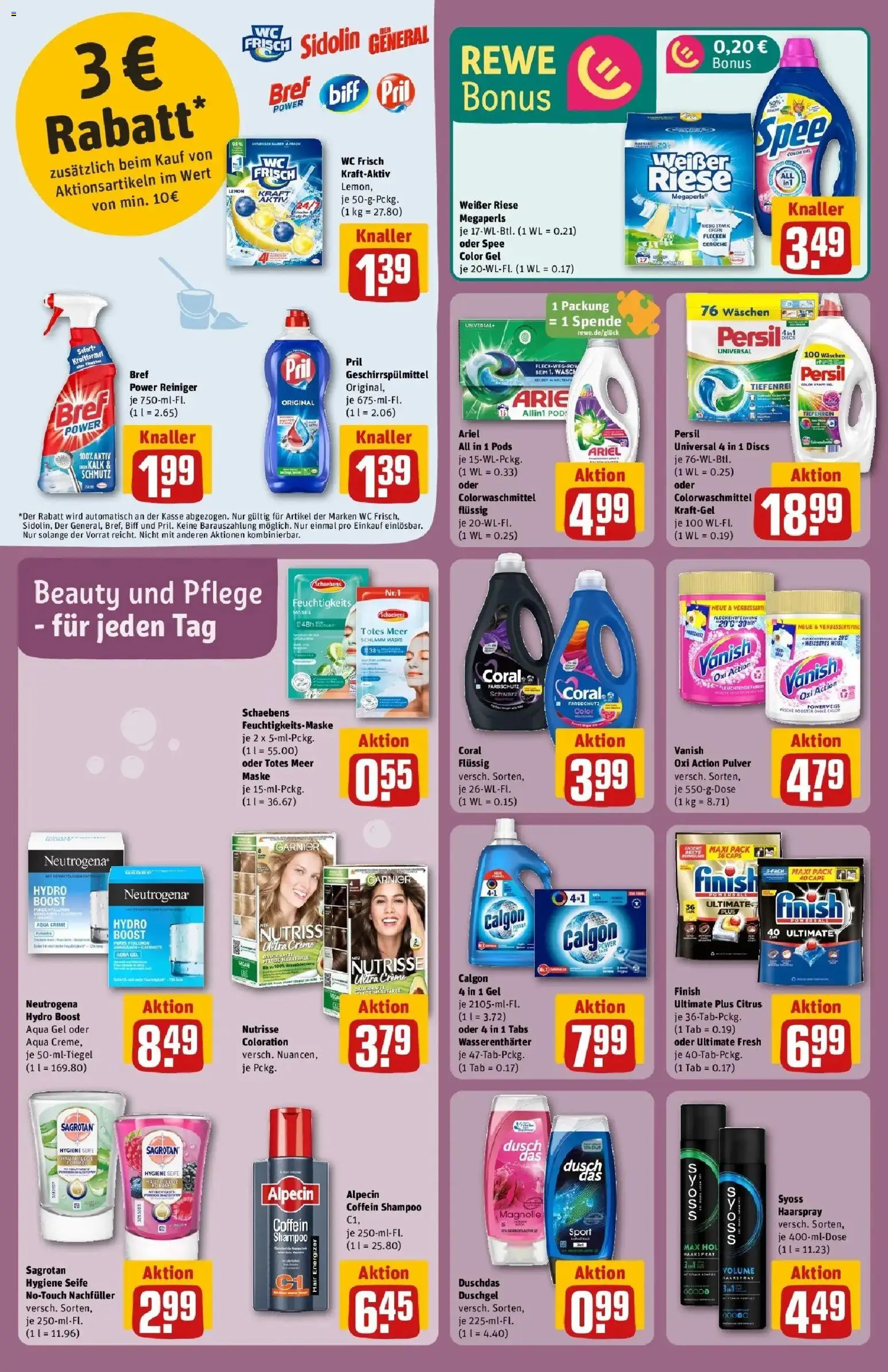 Rewe Prospekt Köln / Weidenpesch	 – gültig ab 12.04.2026 | Seite: 28 | Produkte: Creme, Duschgel, Shower Gel, Feuchtigkeitsmaske