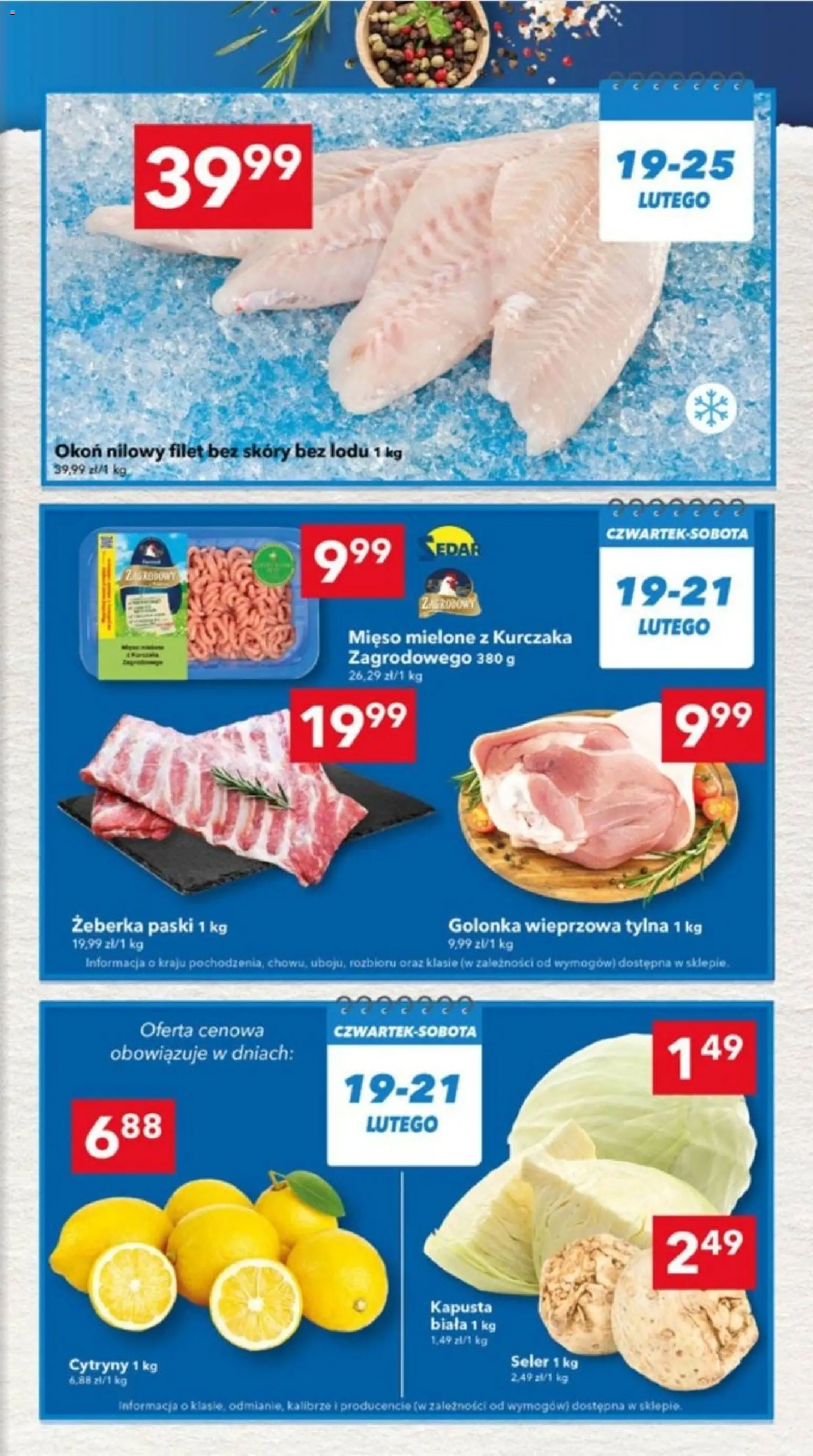 Lewiatan gazetka - Lublin od 19.02.2026 | Strona: 3 | Produkty: Kapusta, Mięso, Golonka wieprzowa, Cytryny