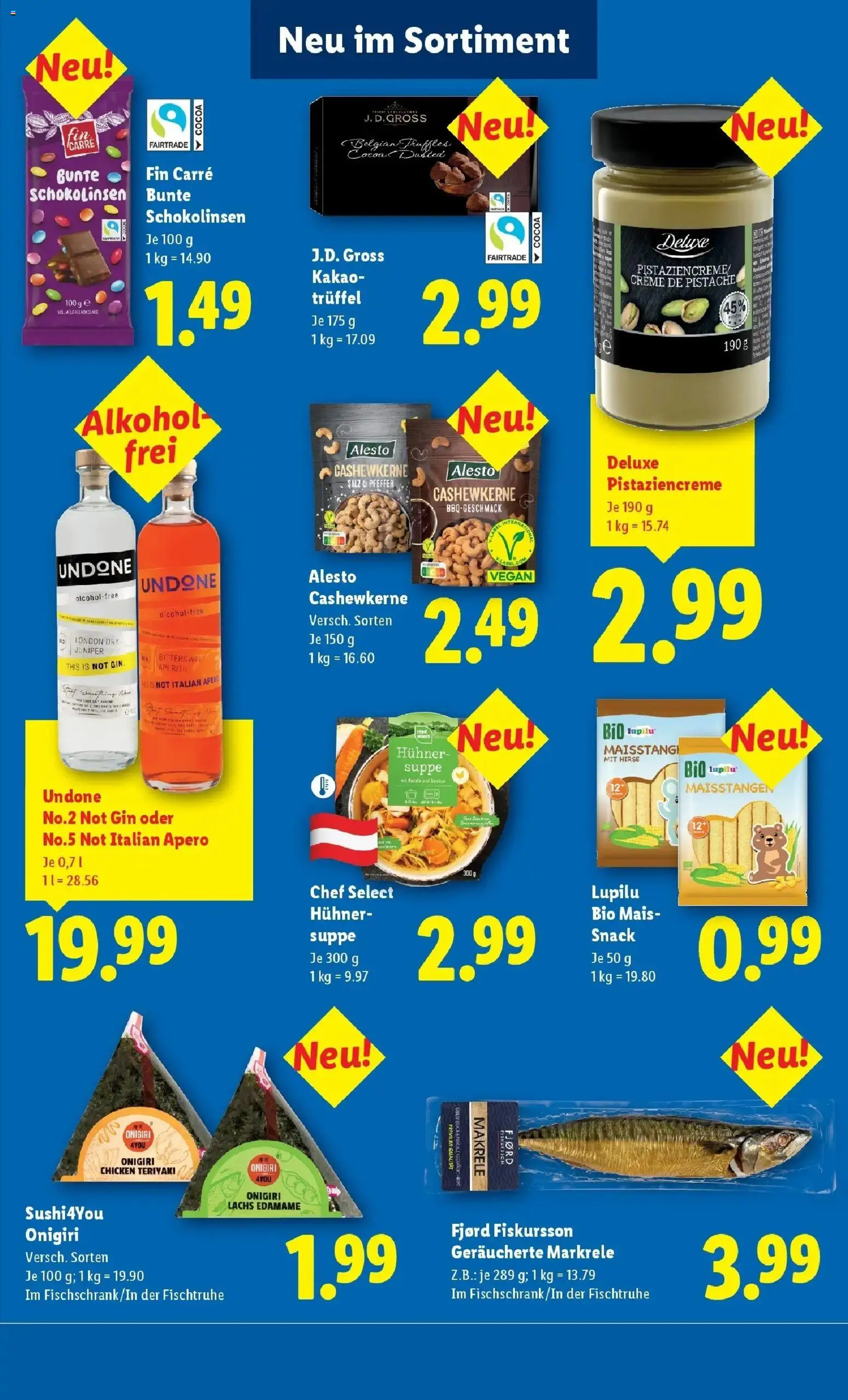 Lidl Flugblatt - St. Pölten, Klosterneuburg, Mödling gültig ab 29.01.2026 | Seite: 46 | Produkte: Gin, Salz, Pfeffer, Creme