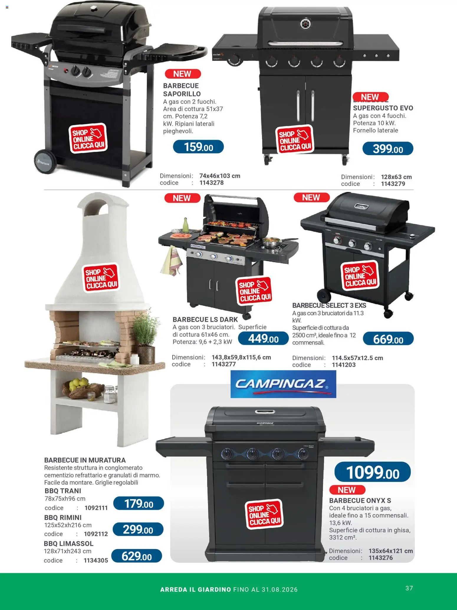 Volantino CFadda del 08.04.2026 | Pagina: 37 | Prodotti: Barbecue, Fornello