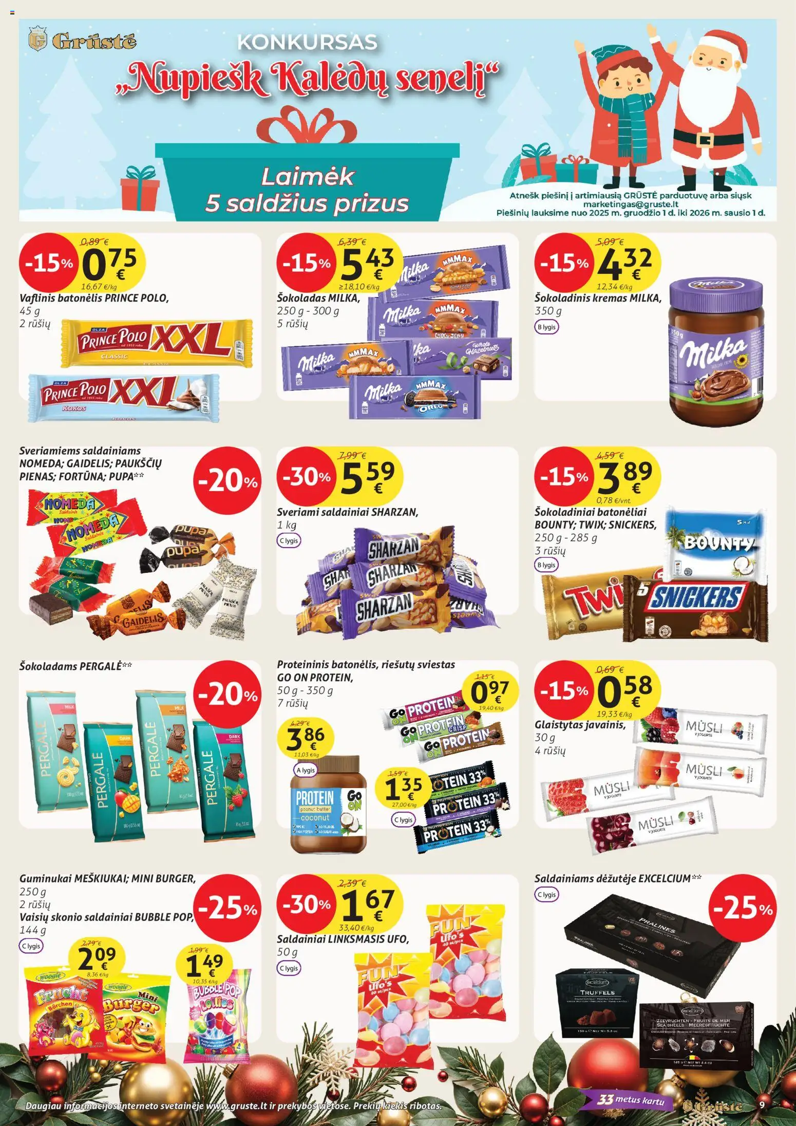 GRUSTE akcijos nuo 01.12.2025 | Puslapis: 9