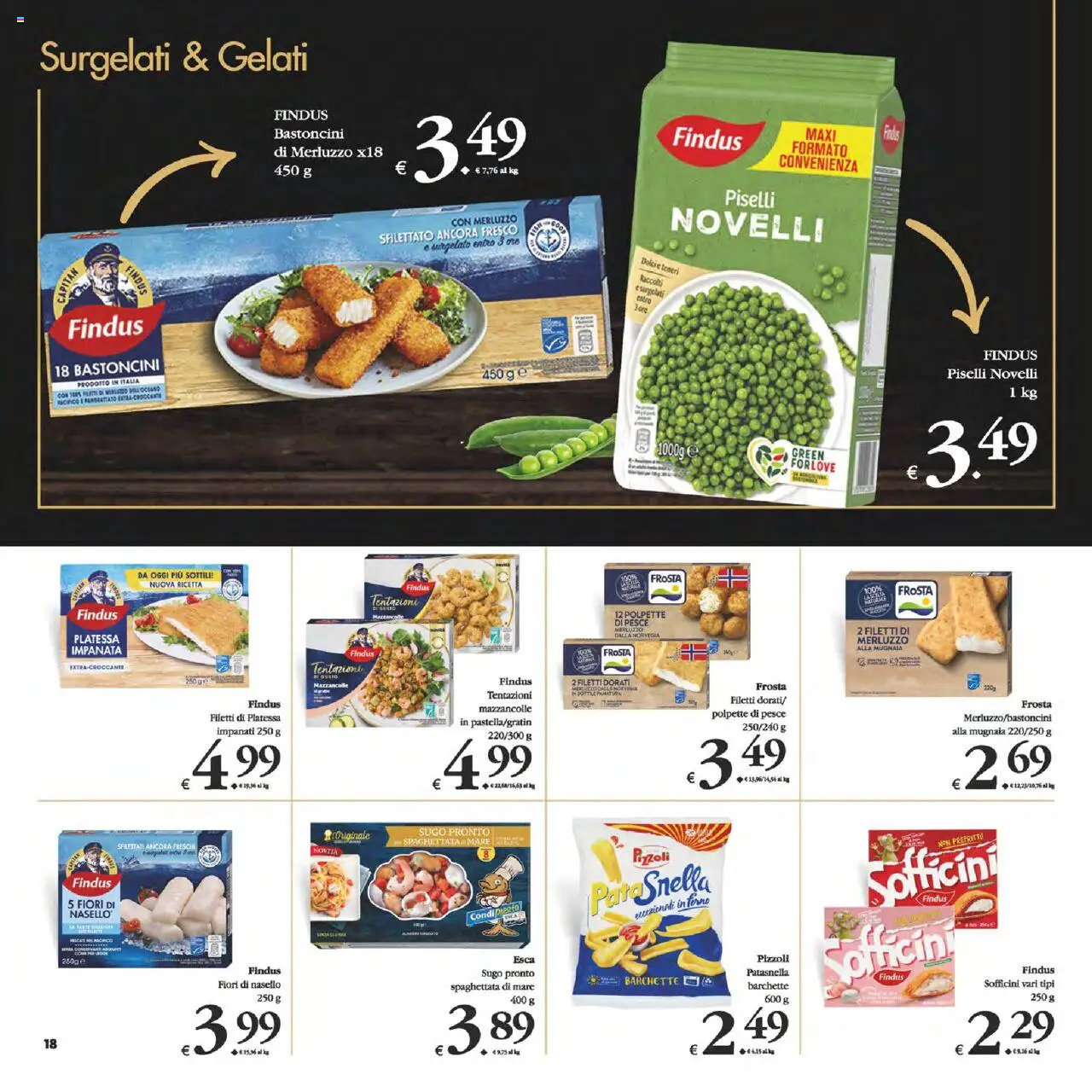 Volantino Decò del 22.08.2025 | Pagina: 18 | Prodotti: Pesce, Merluzzo, Sugo, Nasello