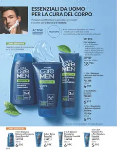 Anteprima del volantino Avon - campagna 3/2026 valido a partire dal 01.03.2026 | Pagina: 168 | Prodotti: Shampoo, Balsamo, Dopobarba, Doccia
