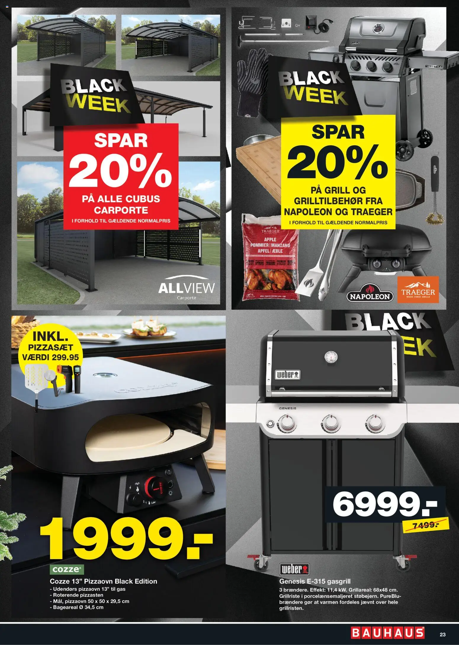 Bauhaus tilbudsavis – gyldig fra 26.11.2025 | Side: 23 | Produkter: Grill
