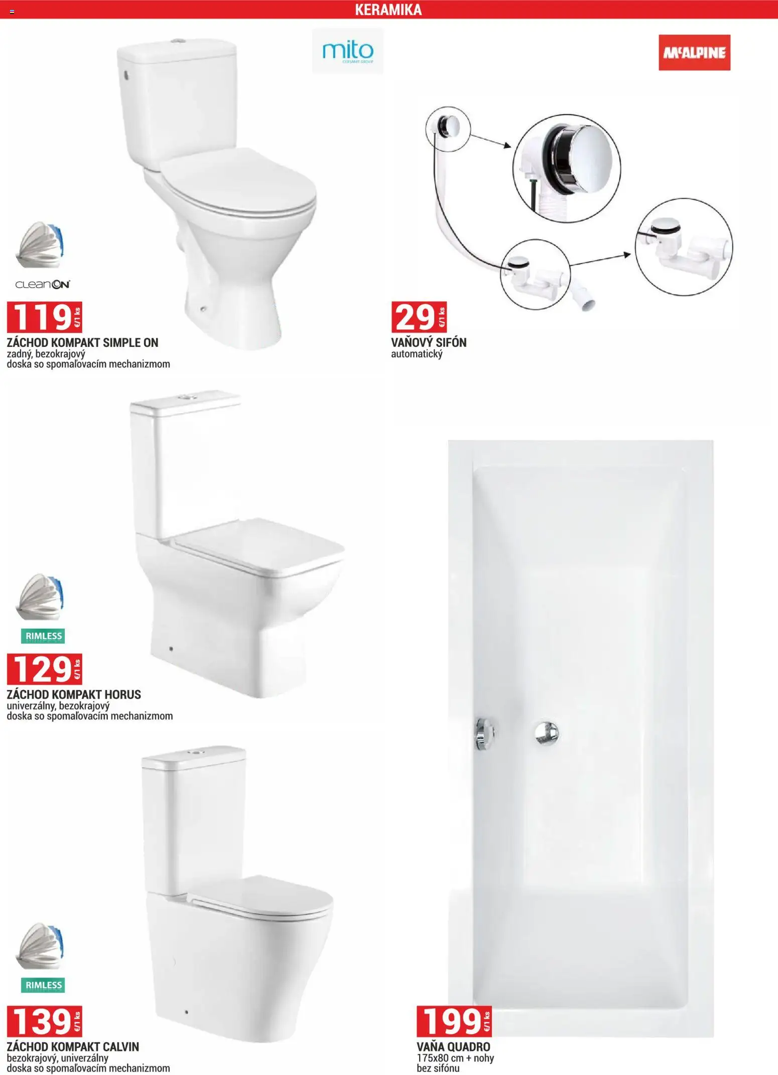 Nové Merkury Market akcie – leták je platný od 02.01.2026 | Strana: 35 | Produkty: Vaňa