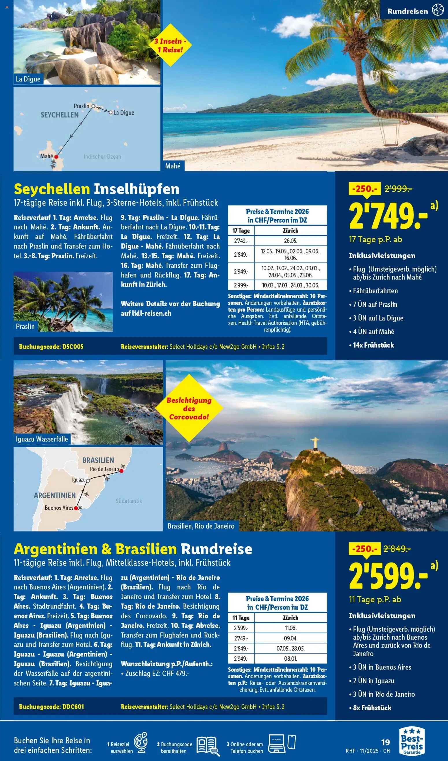 Lidl Aktionen Reisen November – gültig ab 29.10.2025 | Seite: 19 | Produkte: Telefon