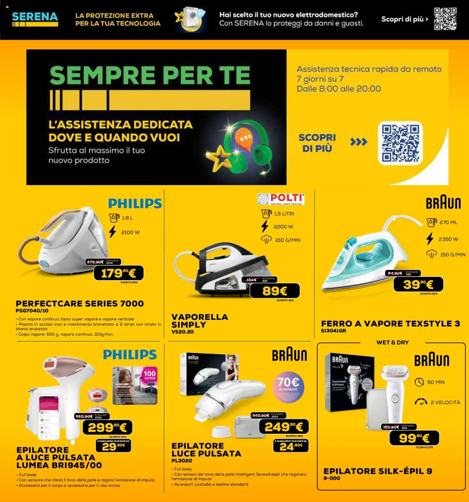 Volantino Euronics del 26.11.2025 | Pagina: 116 | Prodotti: Tè, Epilatore