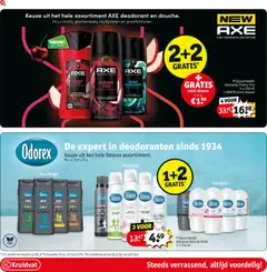 Kruidvat - Folder week 43 - Voorbeeld van een folder van Kruidvat, geldig van 21.10.2025 | Pagina: 28 | Producten: Deodorant, Kan, Douche, Douchegel