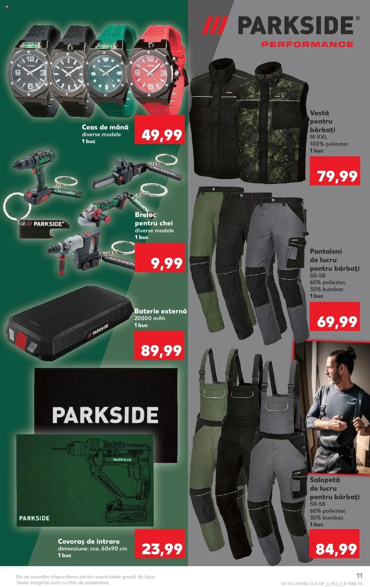 Catalog Kaufland - Brașov – valabil de la 20.08.2025 | Pagină: 11 | Produse: Ceas, Vestă, Pantaloni, Salopetă