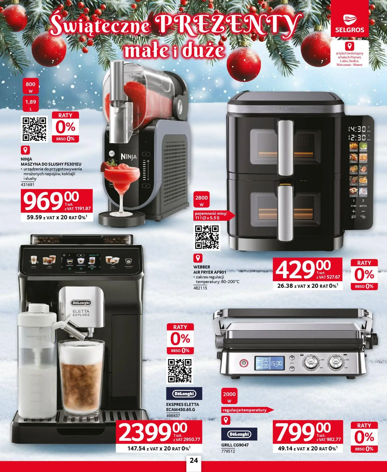 Selgros cash&carry Gazetka - Prezenty od 20.11.2025 | Strona: 20 | Produkty: Grill