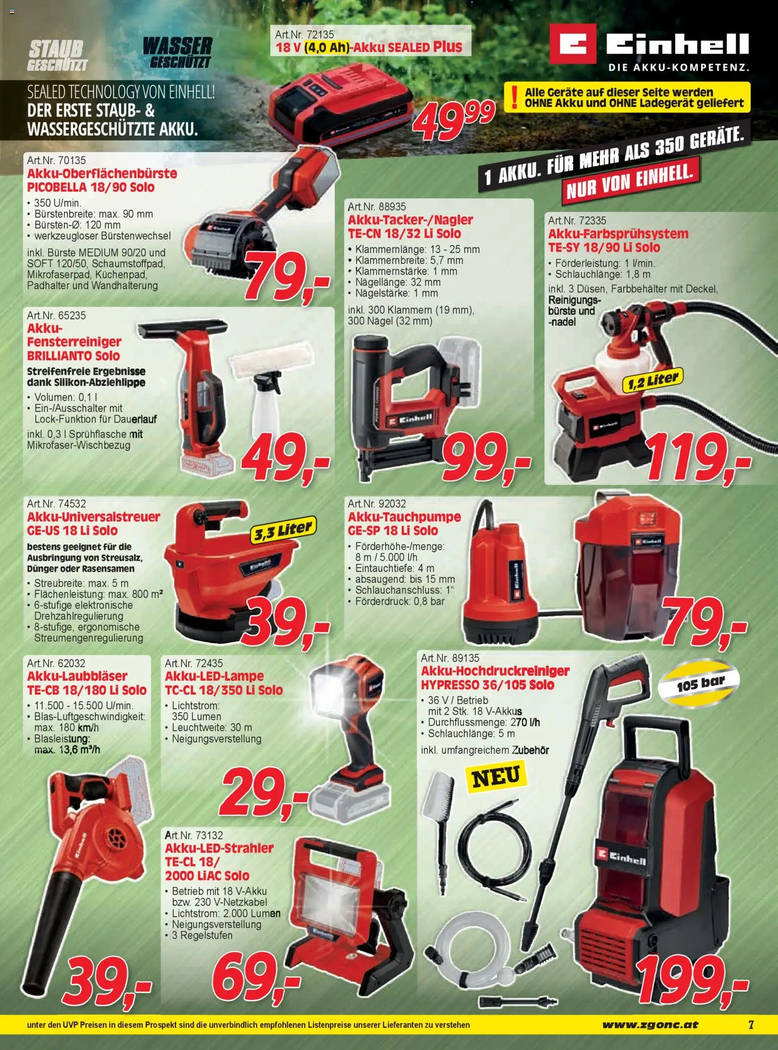 Zgonc Flugblatt März II 2026 gültig ab 01.02.2026 | Seite: 7 | Produkte: Wasser, Kocher