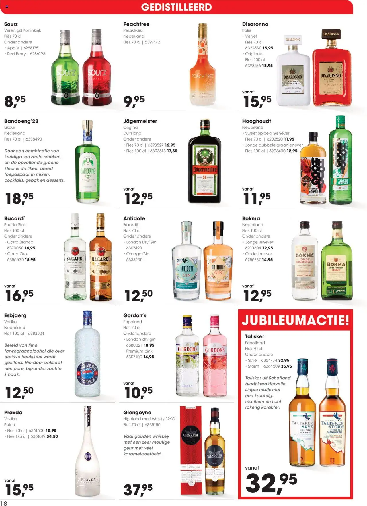 {H1} | Pagina: 18 | Producten: Osztrigaszósz, Fles, Whisky, Gebak