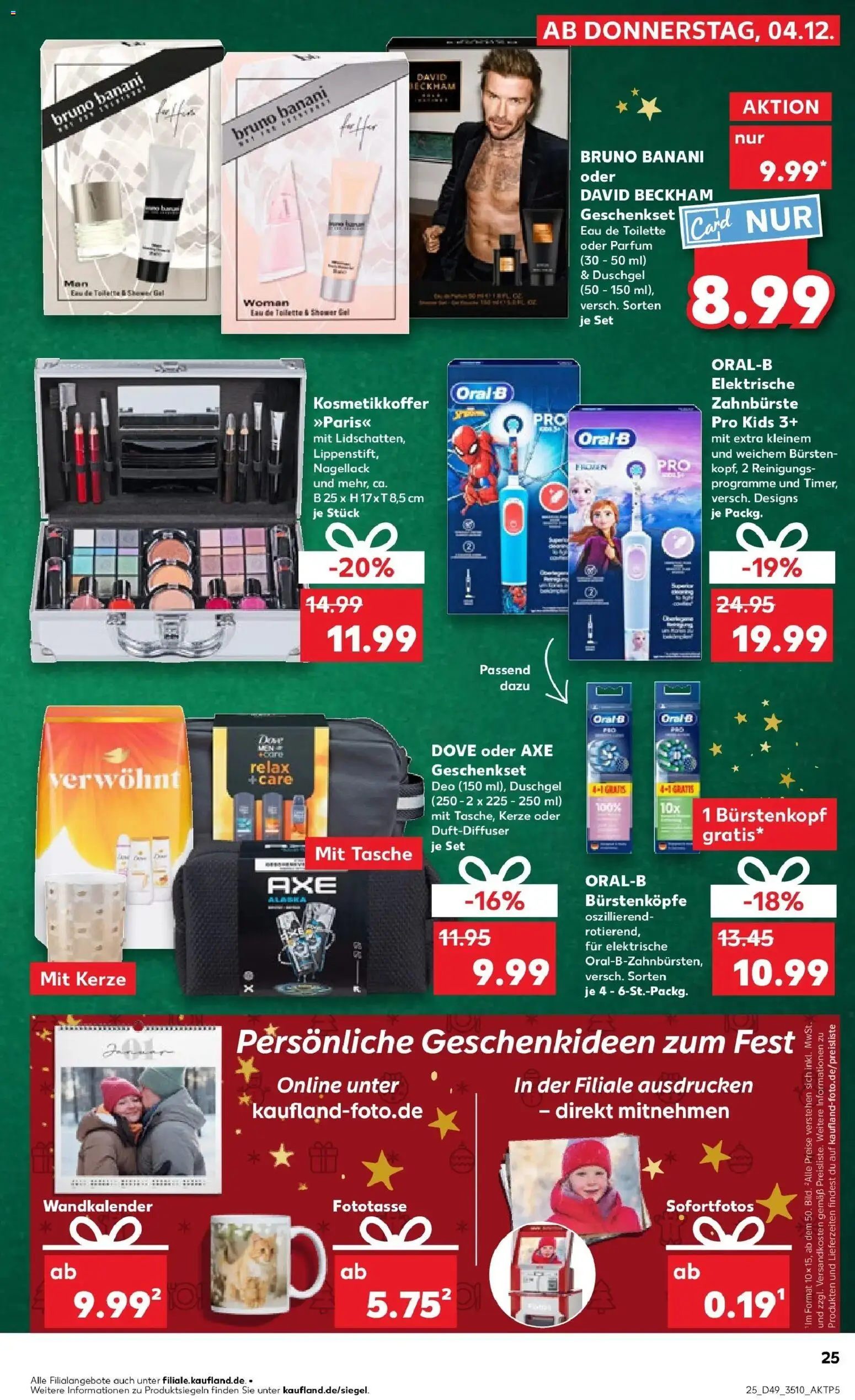 Kaufland prospekt Zeitz	 – gültig ab 08.12.2025 | Seite: 25 | Produkte: Toilette, Parfüm, Eau de Toilette, Axe
