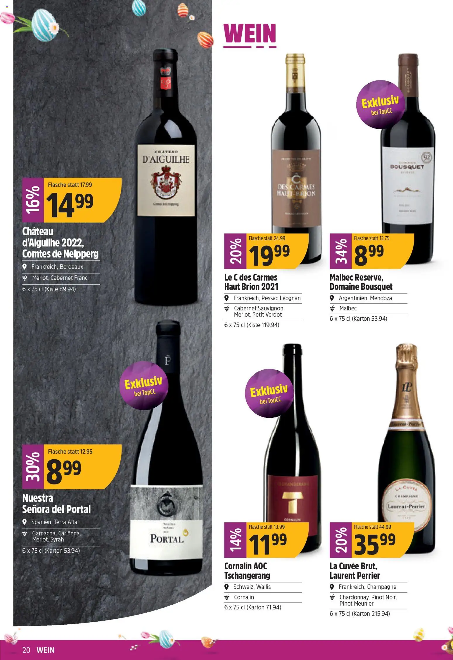 TopCC aktionen – gültig ab 16.03.2026 | Seite: 20 | Produkte: Wein