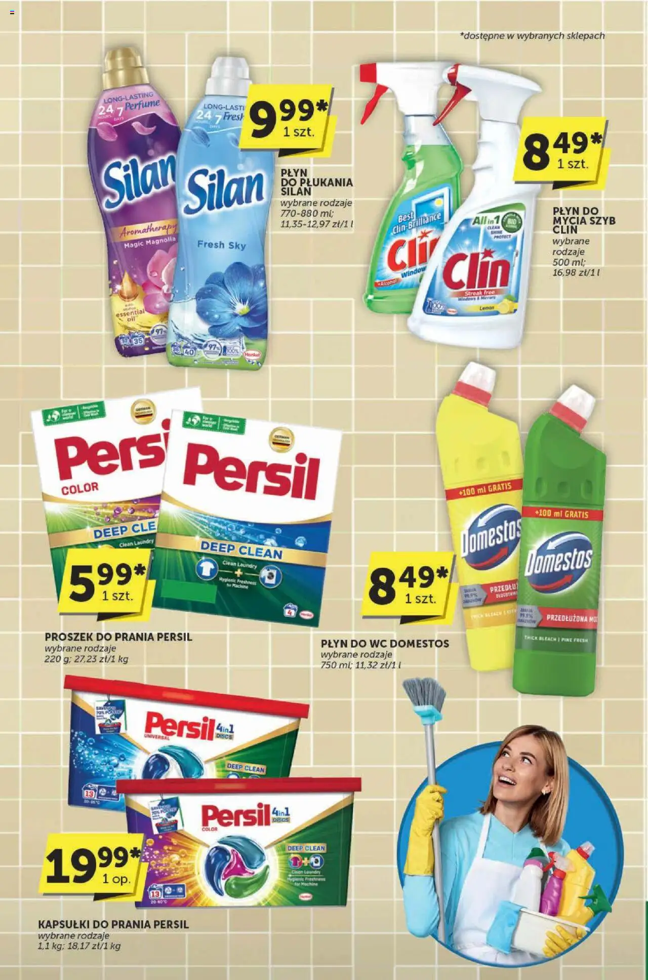 Euro Sklep Gazetka - Katalog od 04.09.2025 | Strona: 30 | Produkty: Persil, Domestos, Kapsułki do prania, Proszek do prania