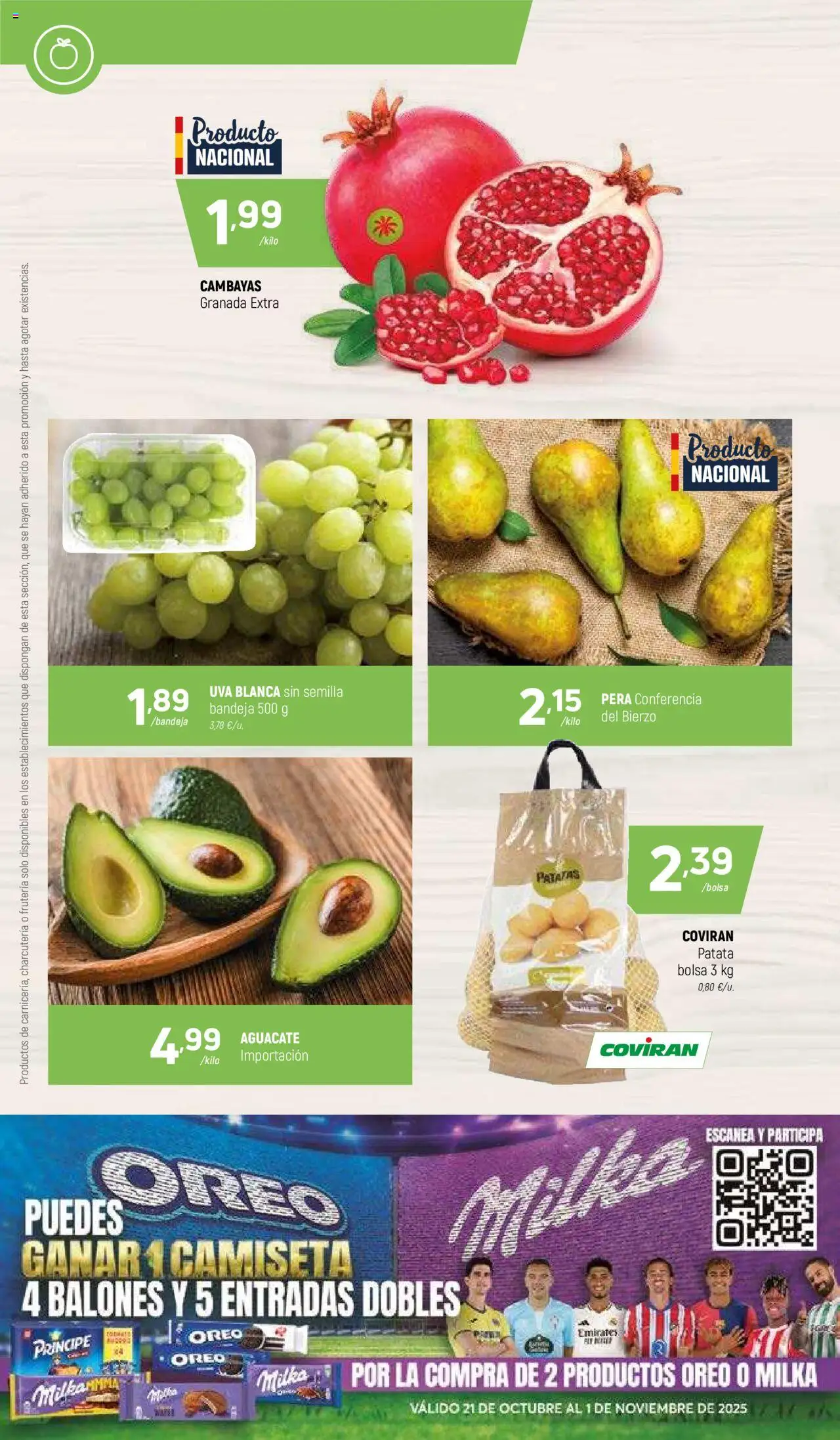 Coviran ofertas │ válido desde el 21.10.2025 | Página: 2 | Productos: Bolsa, Bandeja