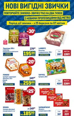 Metro акції дійснийкції з 25.03.2026