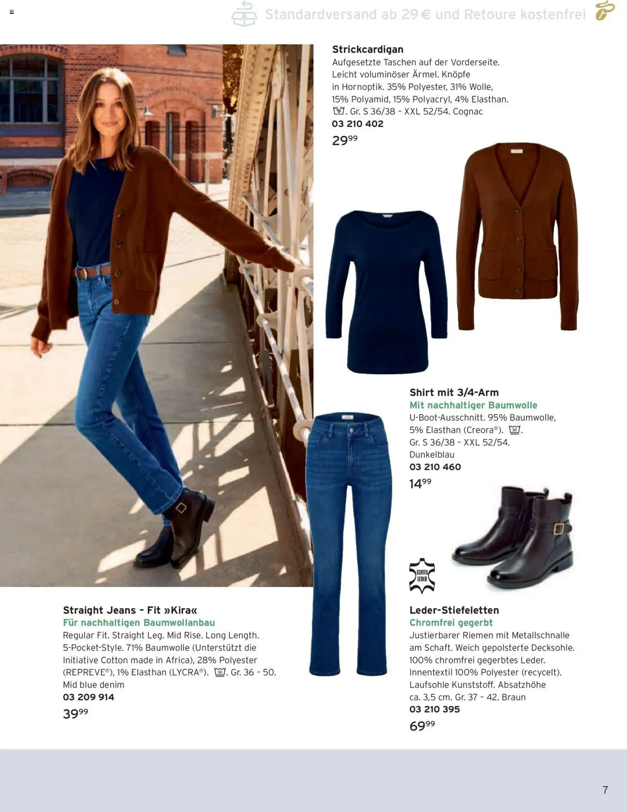 Katalog Tchibo Herbst – gültig ab 15.09.2025 | Seite: 7 | Produkte: Shirt, Jeans