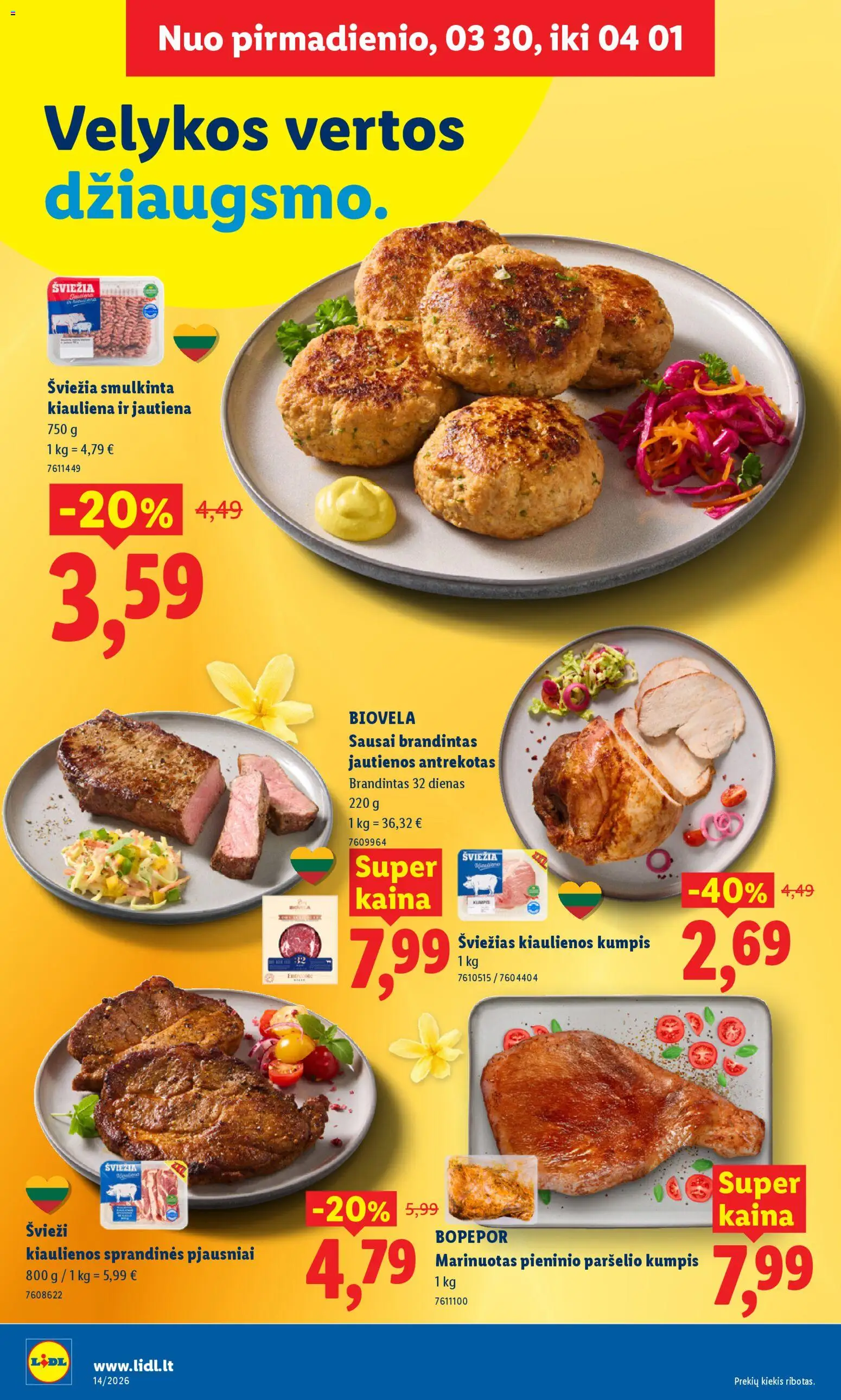 LIDL akcijos nuo 30.03.2026 | Puslapis: 6