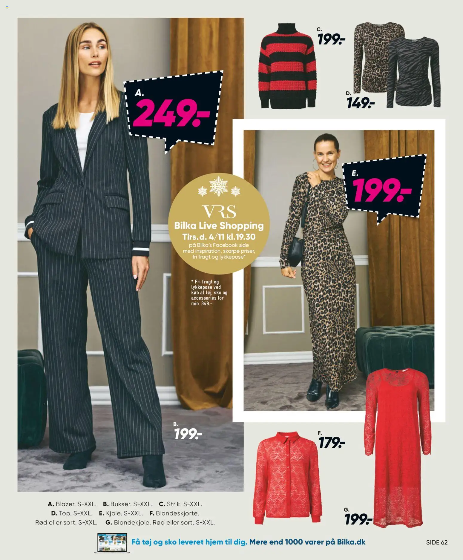 Bilka tilbudsavis – gyldig fra 31.10.2025 | Side: 11 | Produkter: Sko, Tøj