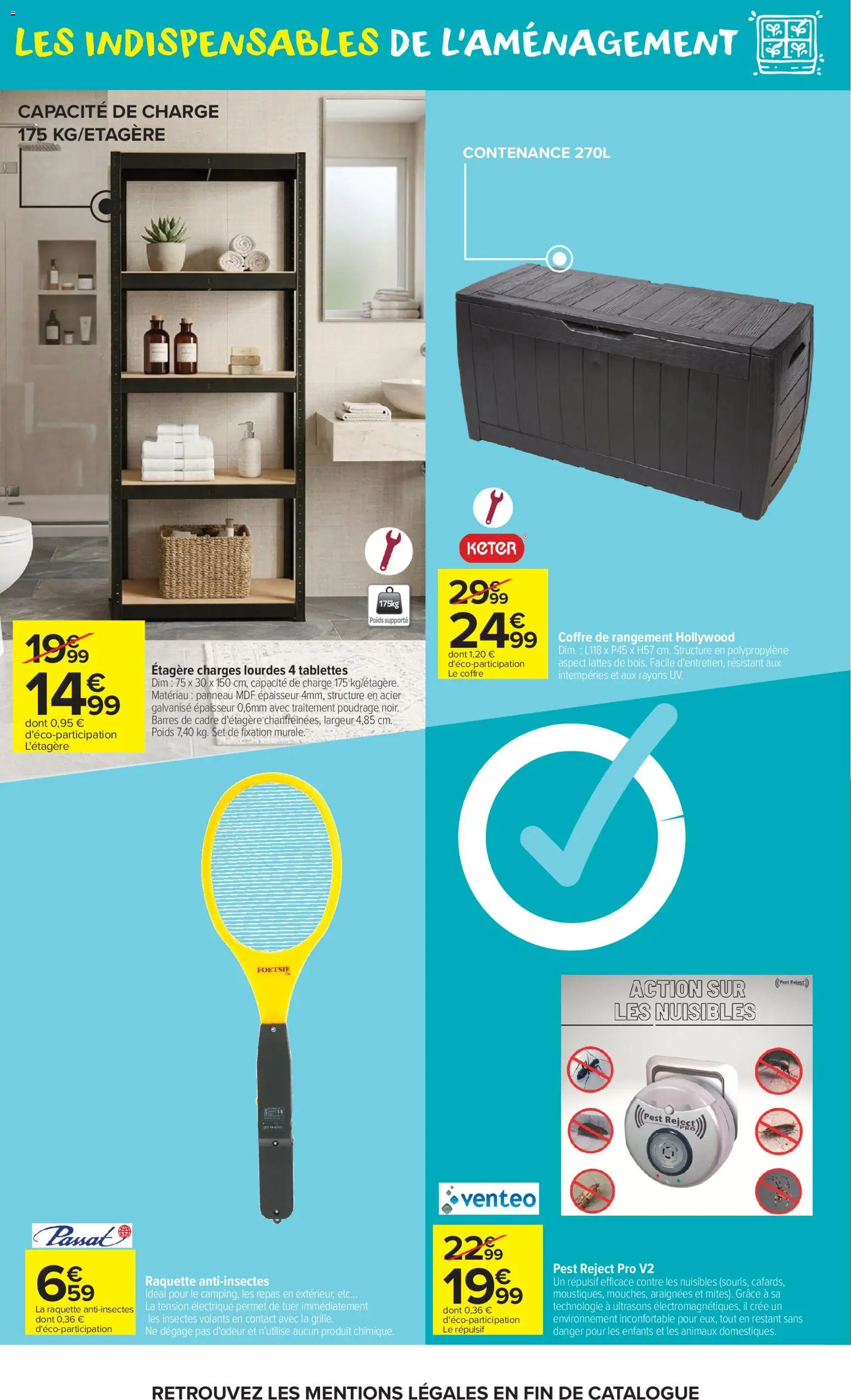 {H1} | Page: 8 | Produits: Poids, Étagère, Coffre de rangement, Cadre