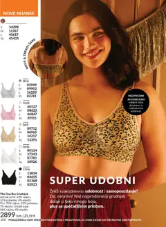 The One Bra Grudnjak Animal print, Animal print: 62% najlon, 32% poliester, 6% elastin. - pregled AVON kataloga - važi od 01.10.2025 | Strana: 168 | Proizvode: Grudnjak