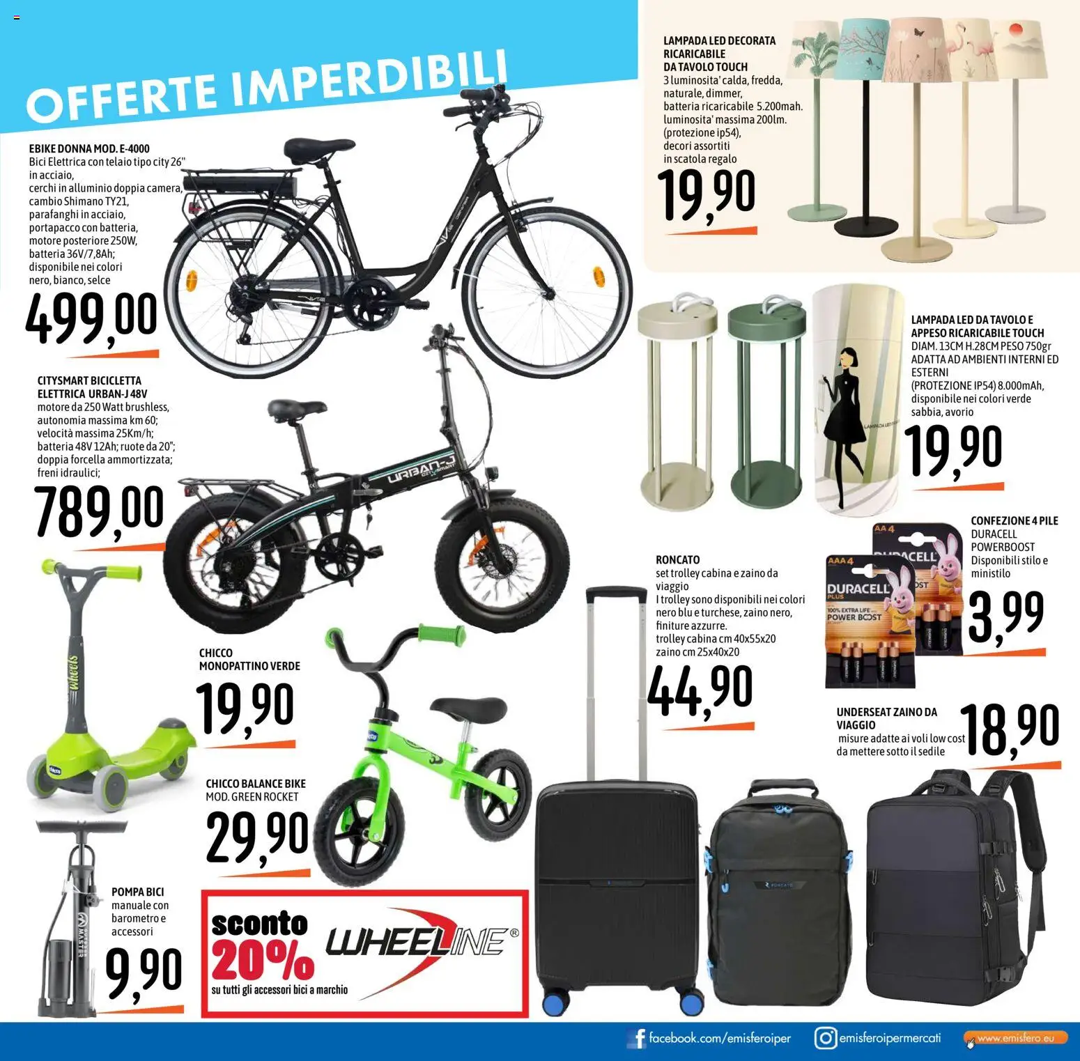 Volantino Emisfero del 26.03.2026 | Pagina: 37 | Prodotti: Monopattino, Alluminio, Scatola, Batteria