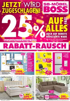 SB Möbel Boss Prospekt 	 ab 28.02.2026 gültig