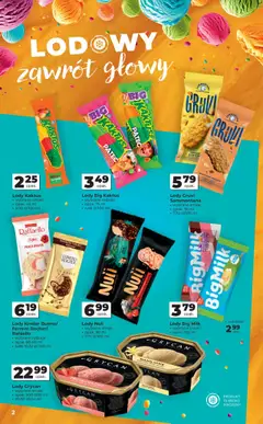 Odido Gazetka od 23.07.2025 | Strona: 2 | Produkty: Mango, Lody Grycan, Big Milk, Lody