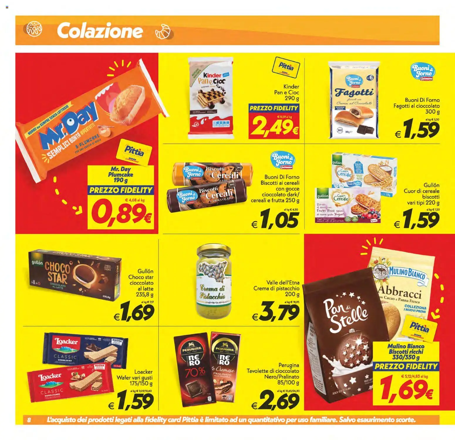 Volantino SuperConveniente del 28.04.2026 | Pagina: 8 | Prodotti: Yogurt, Cioccolato, Plumcake, Cacao