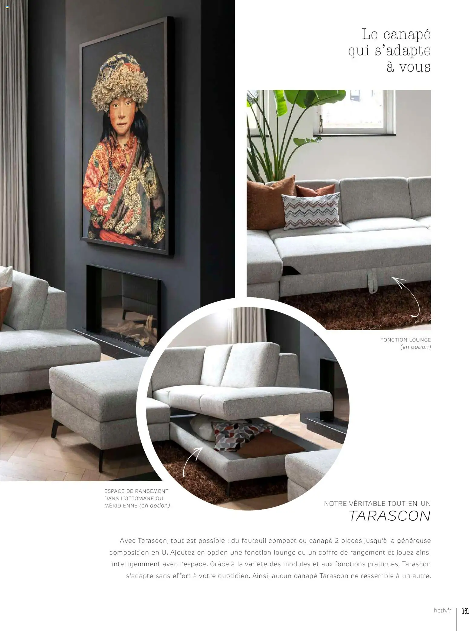 {H1} | Page: 161 | Produits: Canapé, Fauteuil, Coffre de rangement