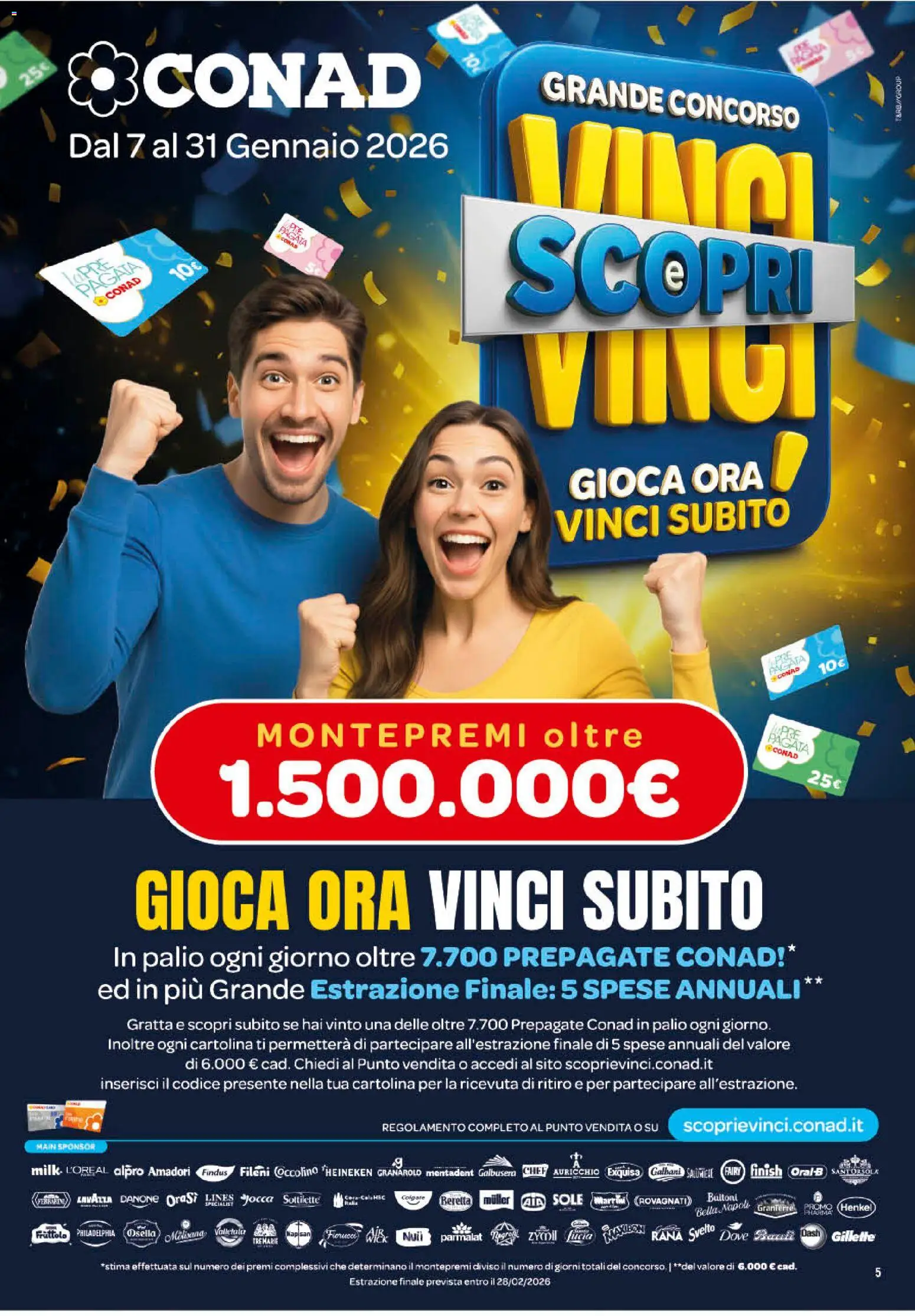 Volantino Conad del 09.01.2026 | Pagina: 5 | Prodotti: Heineken