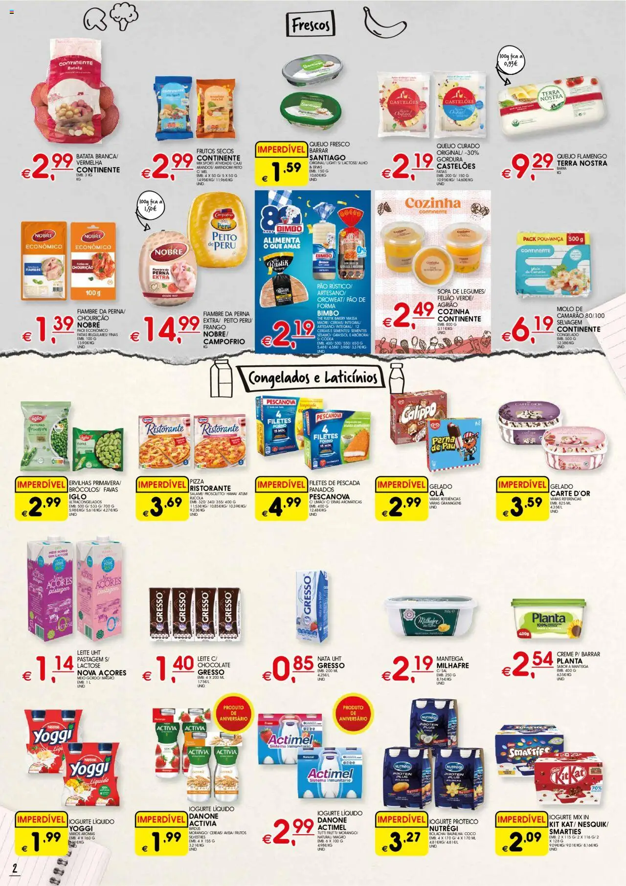 Meu Super folheto │ válido de 02.10.2025 | Página: 2 | Produtos: Sal, Queijo, Pão, Mel