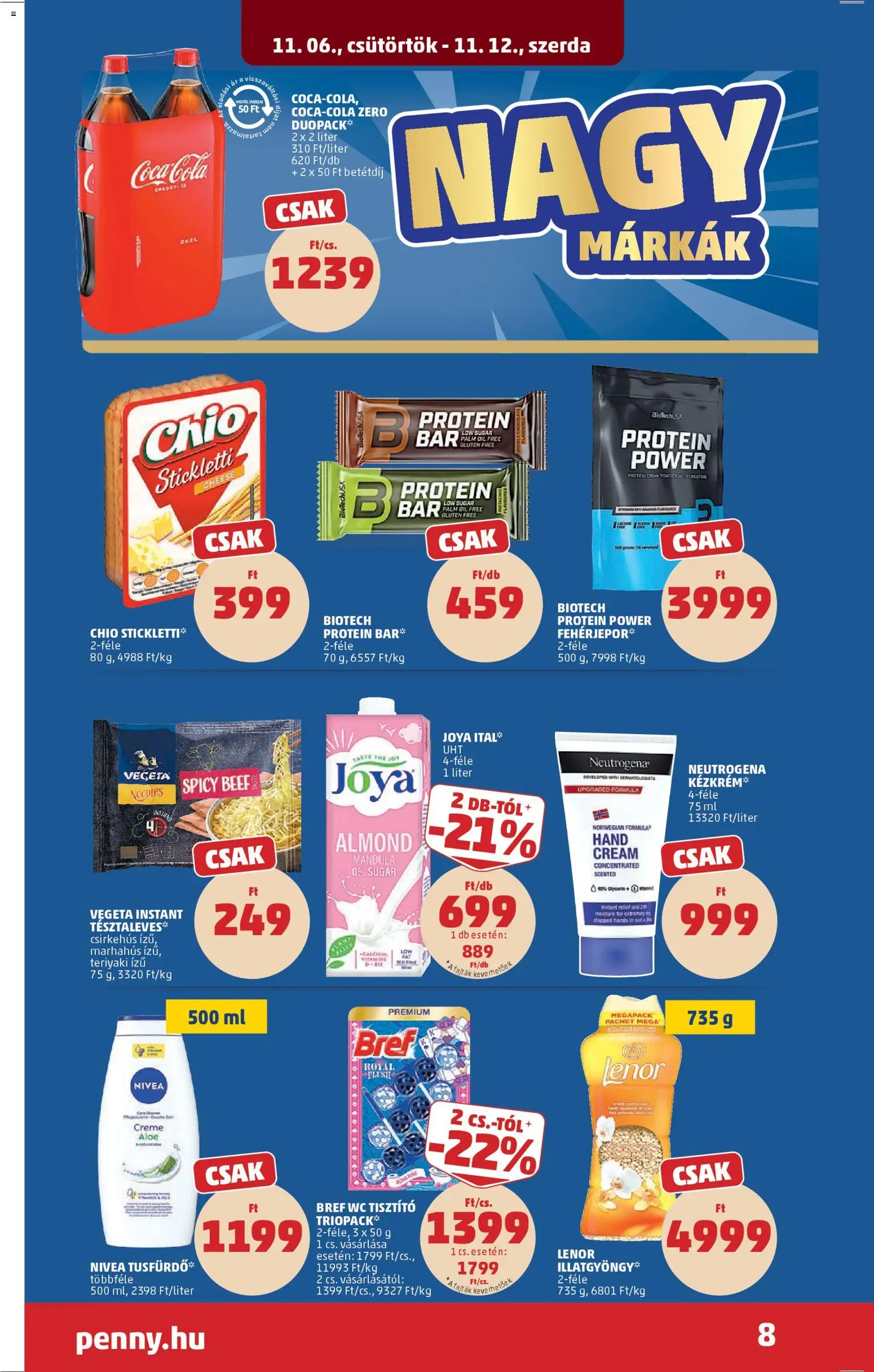 PENNY akciós ujság - amely érvényes a következő dátumtól: 06.11.2025 | Oldal: 12