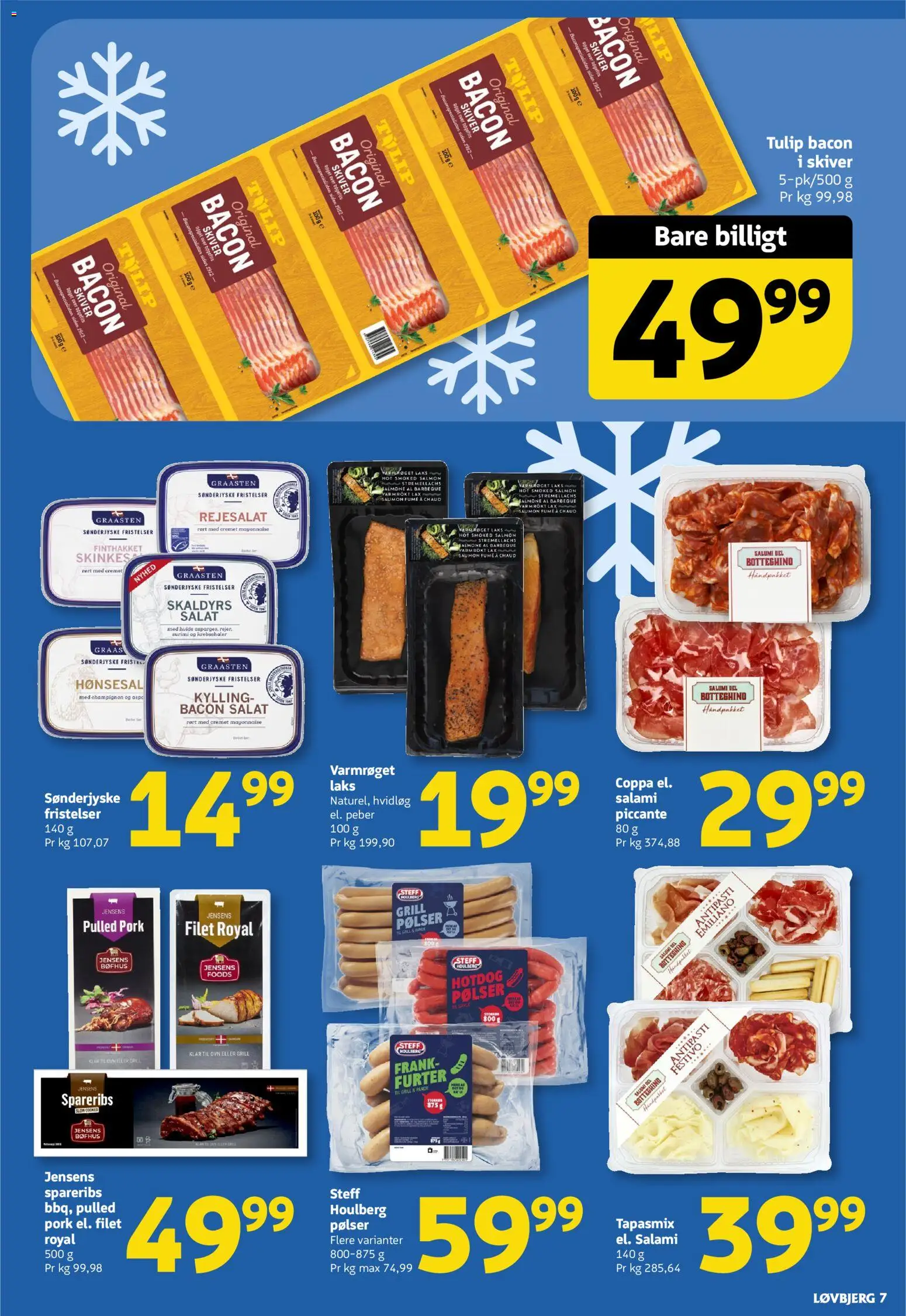 Løvbjerg tilbudsavis – gyldig fra 13.02.2026 | Side: 7 | Produkter: Champignon, Salami, Salat, Peber