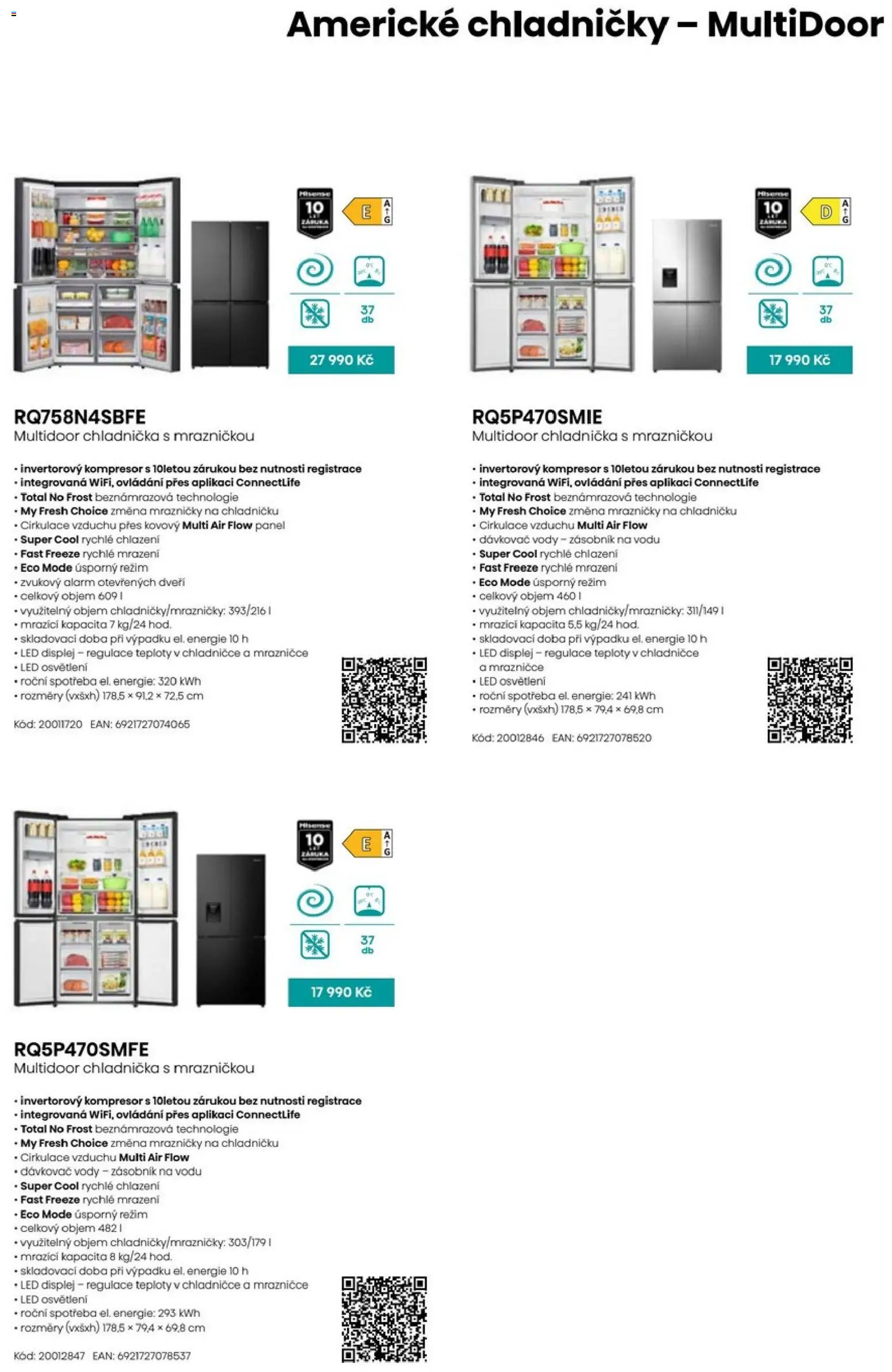 XXXLutz leták - Hisense 2025 od 01.09.2025 | Strana: 13 | Produkty: Zásobník, Dávkovač, Kompresor, LED