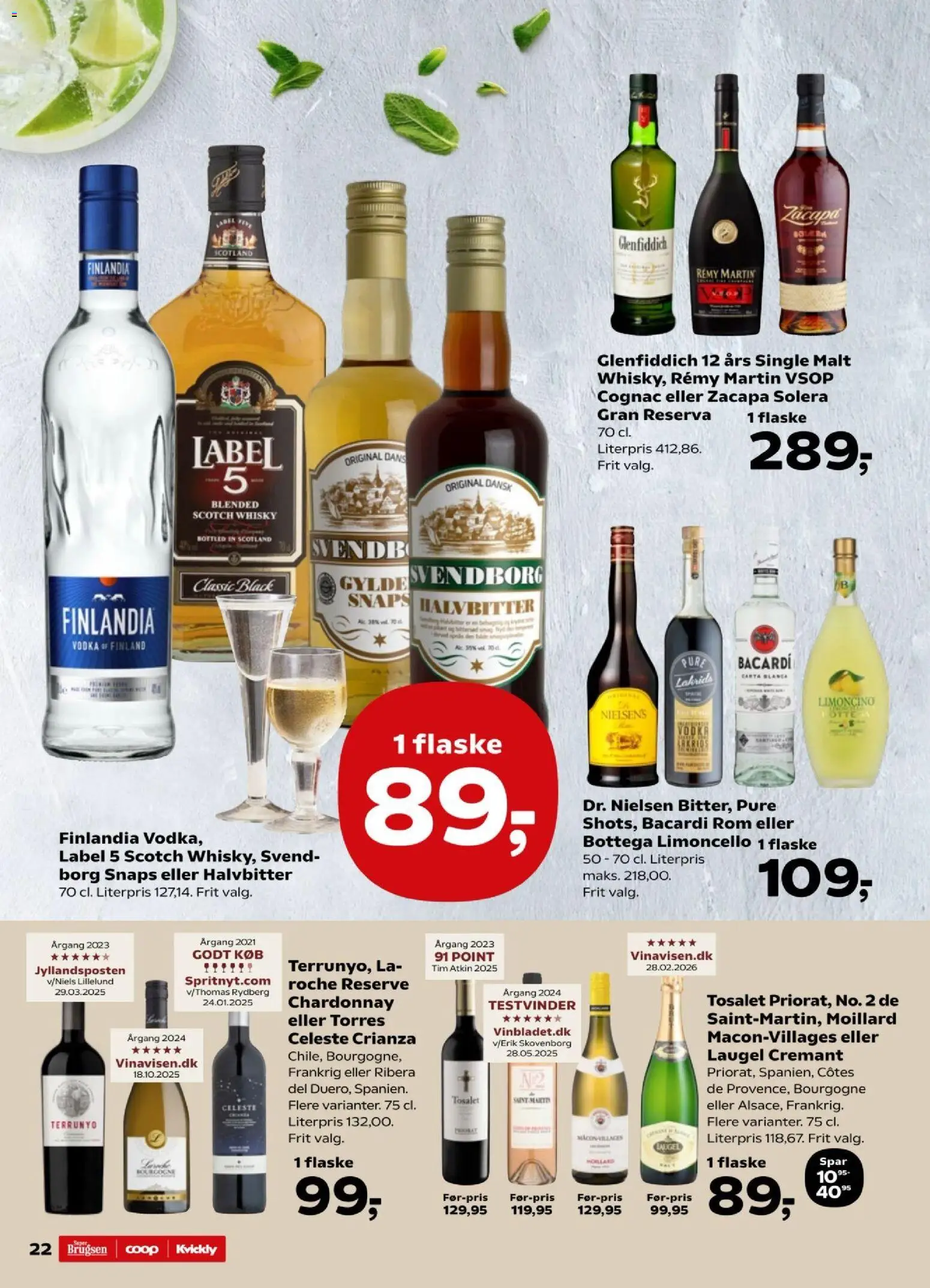 Kvickly tilbudsavis – gyldig fra 17.04.2026 | Side: 23 | Produkter: Vodka, Whisky, Lakrids, Rom