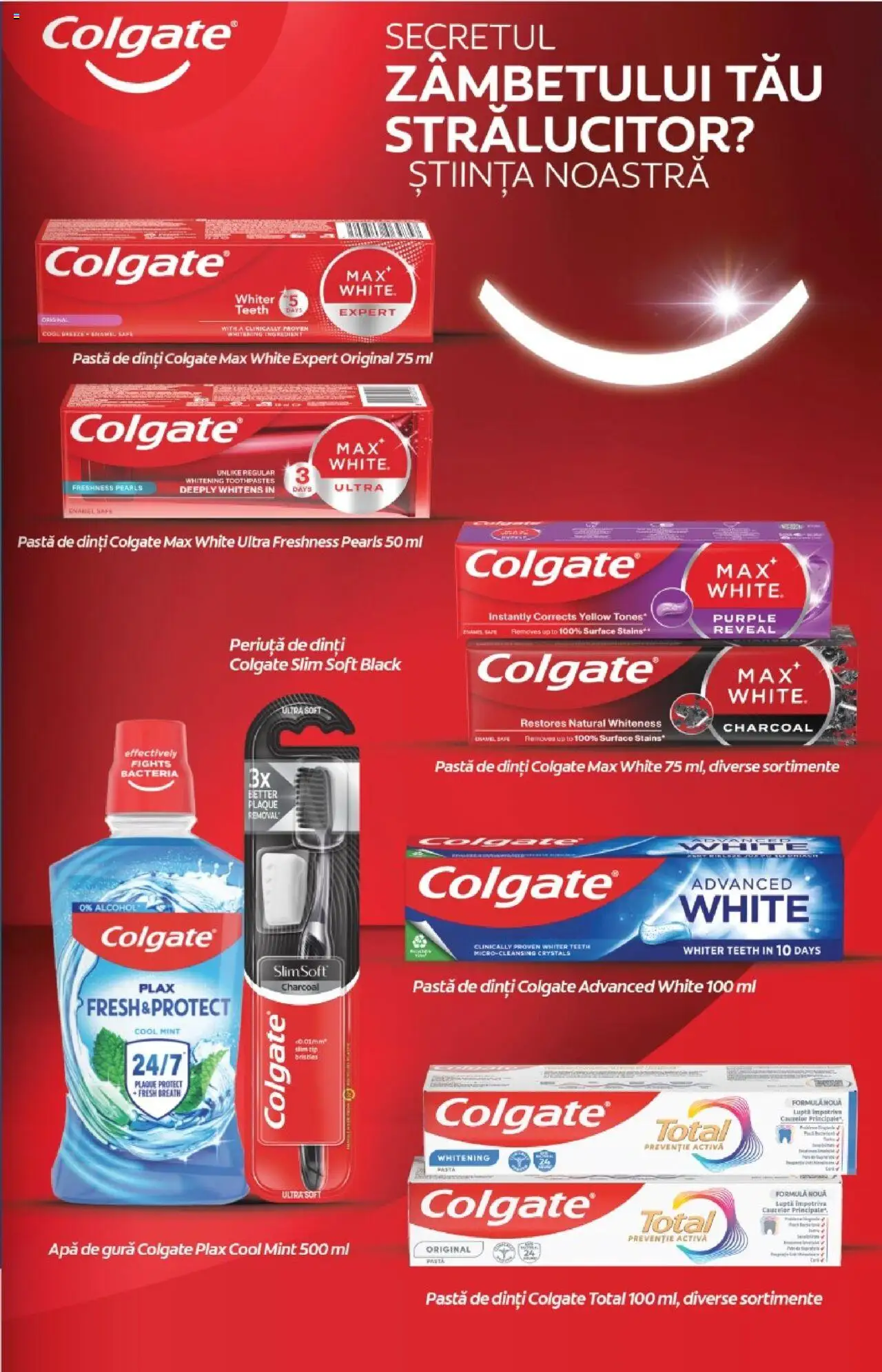 Catalog Profi Super – valabil de la 03.09.2025 | Pagină: 17 | Produse: Pastă de dinți, Periuță de dinți, Apă de gură, Apă