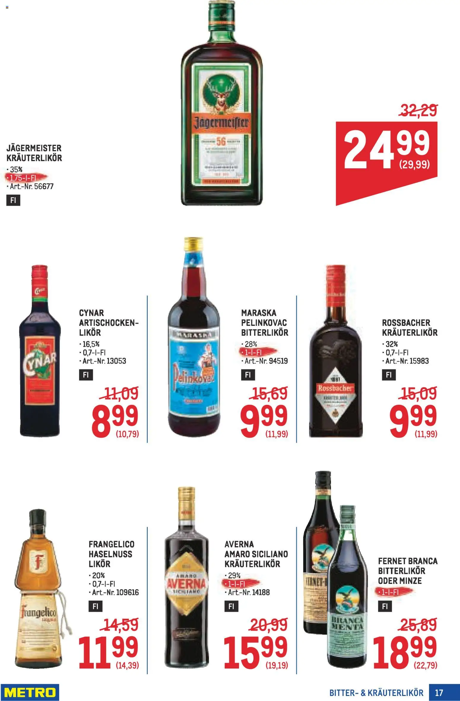 Metro  Wein und Spirituosen Spezial gültig ab 22.01.2026 | Seite: 17