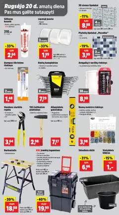 Thomas Philipps akcijos nuo 15.09.2025 | Puslapis: 3 | Prekių: Dėžė, Kibiras, Lagaminas