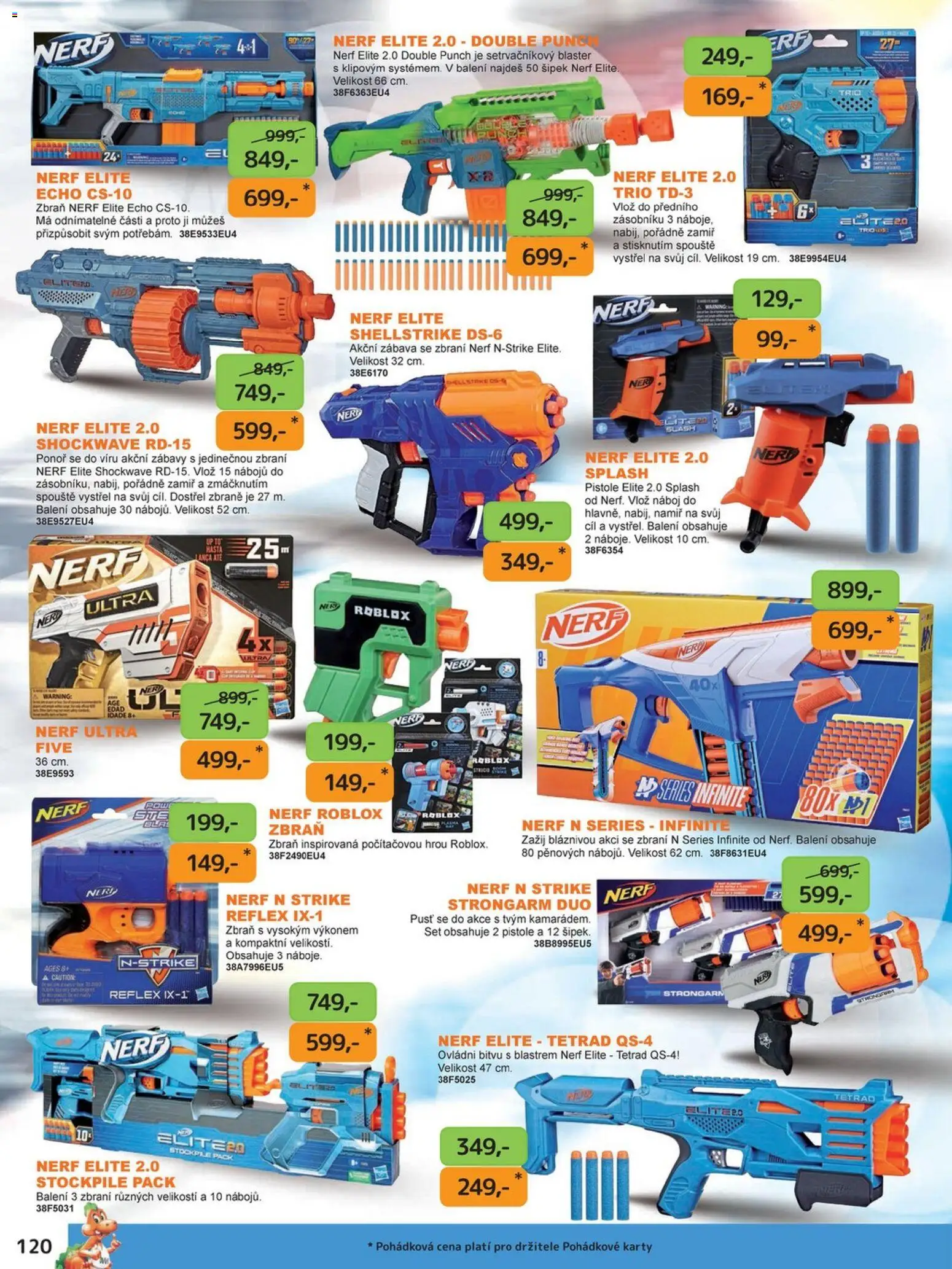 Dráčik leták od 03.10.2025 | Strana: 134 | Produkty: Nerf, Karty