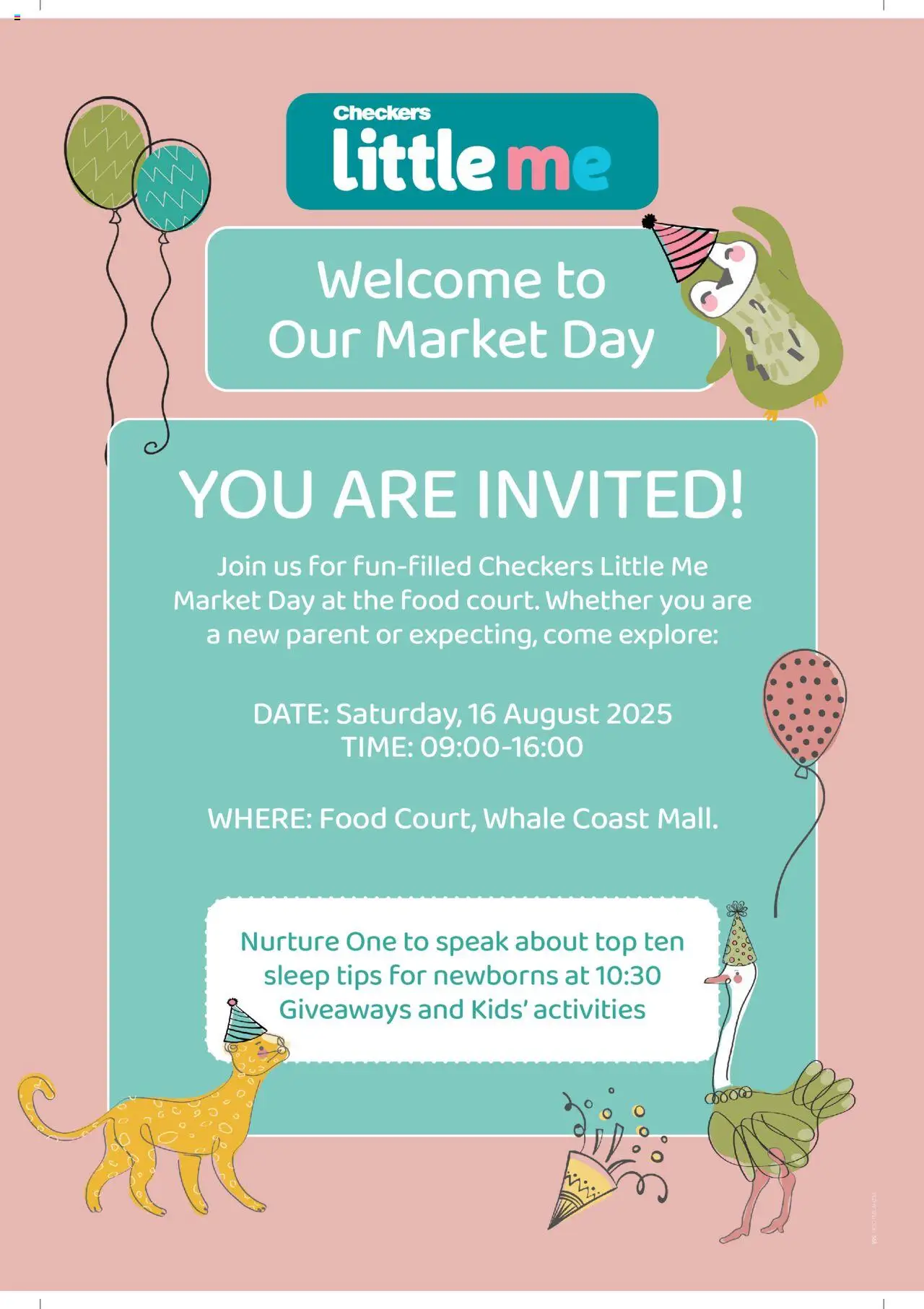 Checkers Western Cape - Little Me Whale Coast Mall Market Day  │ valid from 11.08.2025 | Page: 1
