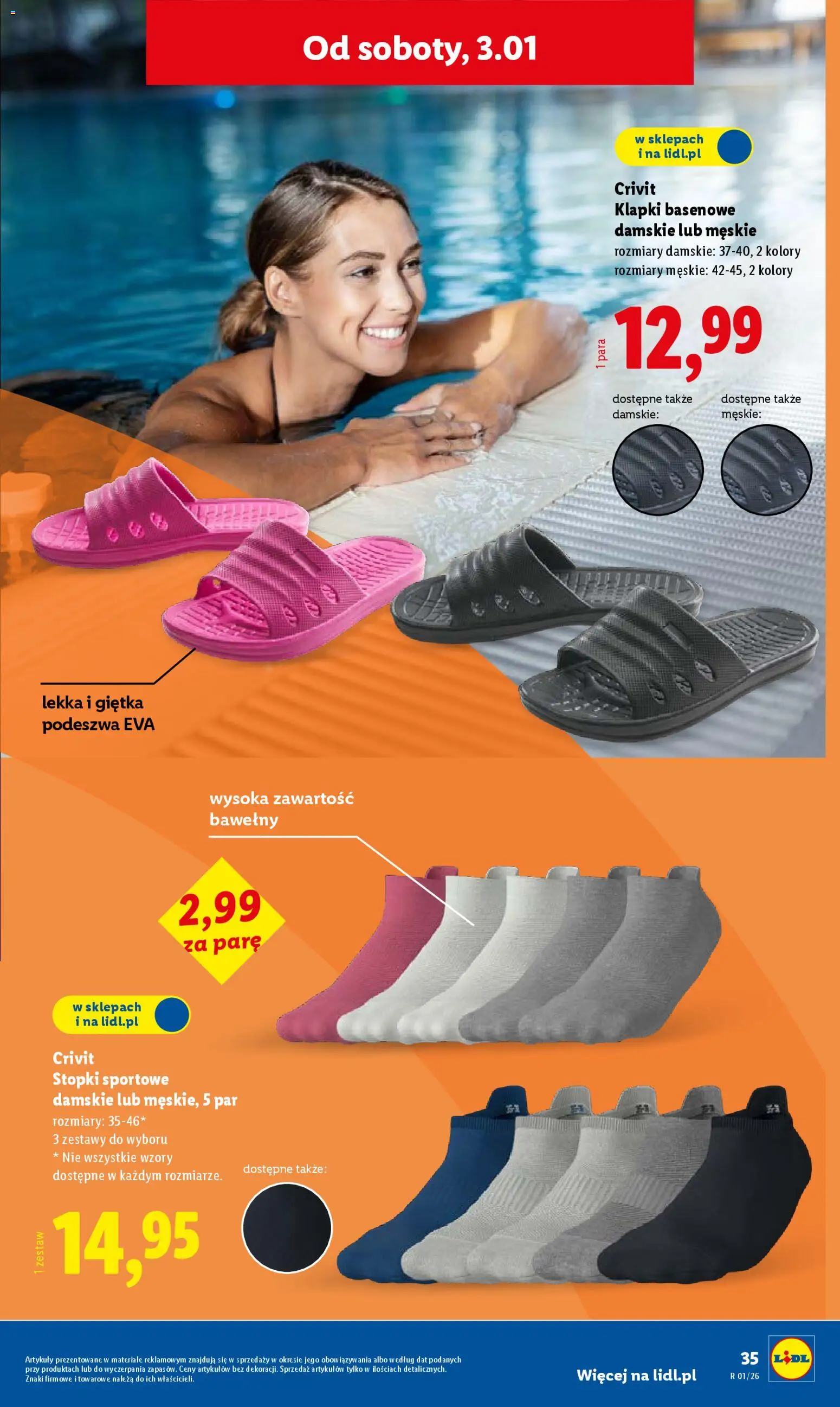 Lidl Katalog od 29.12.2025 | Strona: 41 | Produkty: Klapki