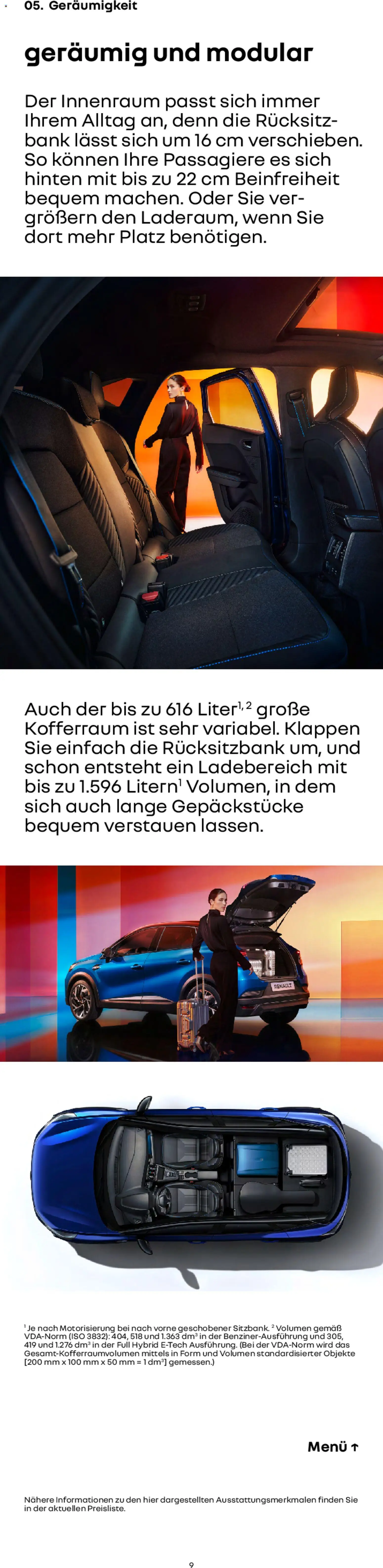 Renault Captur – gültig ab 01.10.2025 | Seite: 9