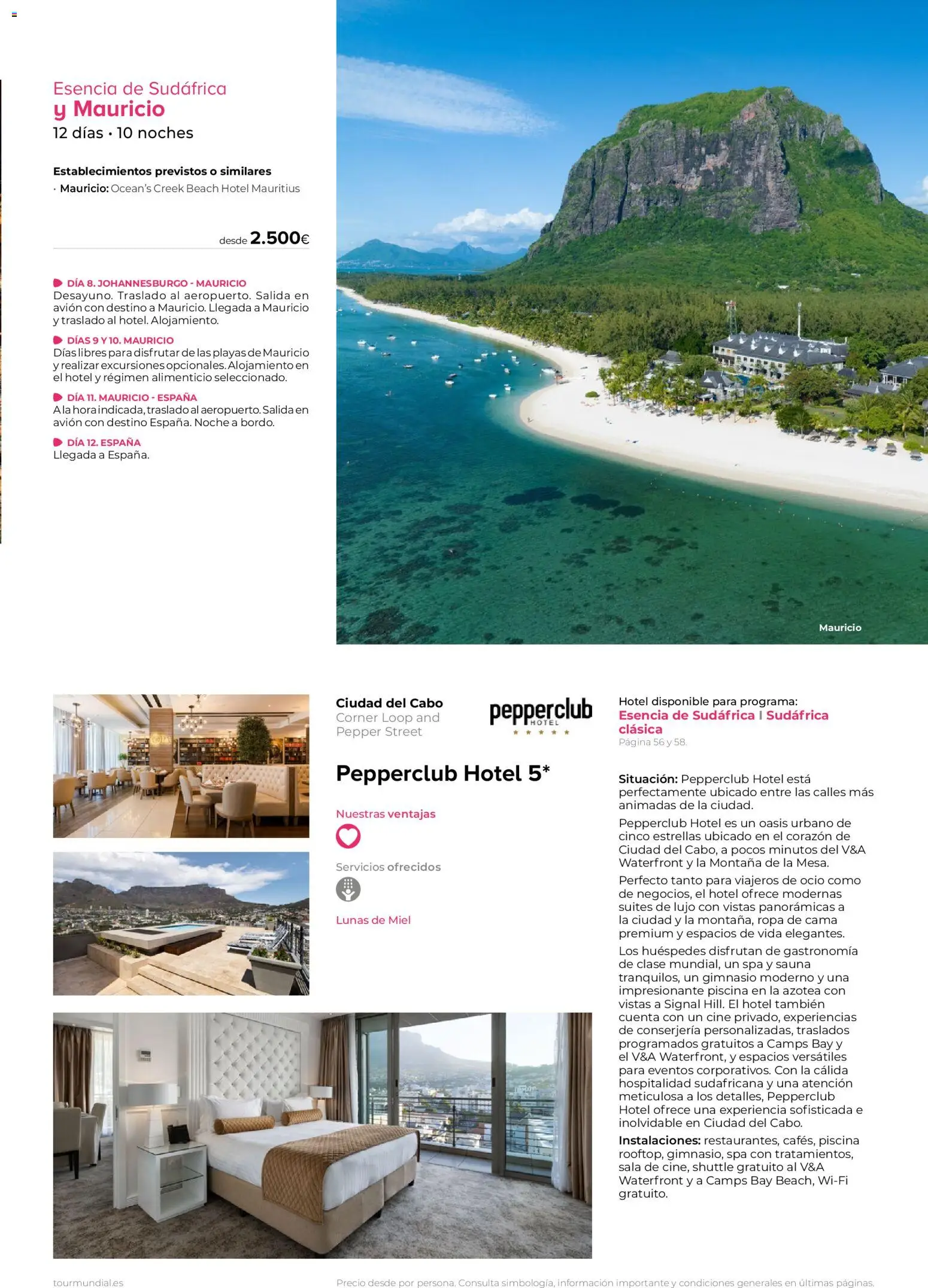 Viajes El Corte Inglés Africa y Oriente Medio │ válido desde el 01.01.2026 | Página: 59 | Productos: Ψηφιακή κάμερα, Ropa, Κασέρι, Cama