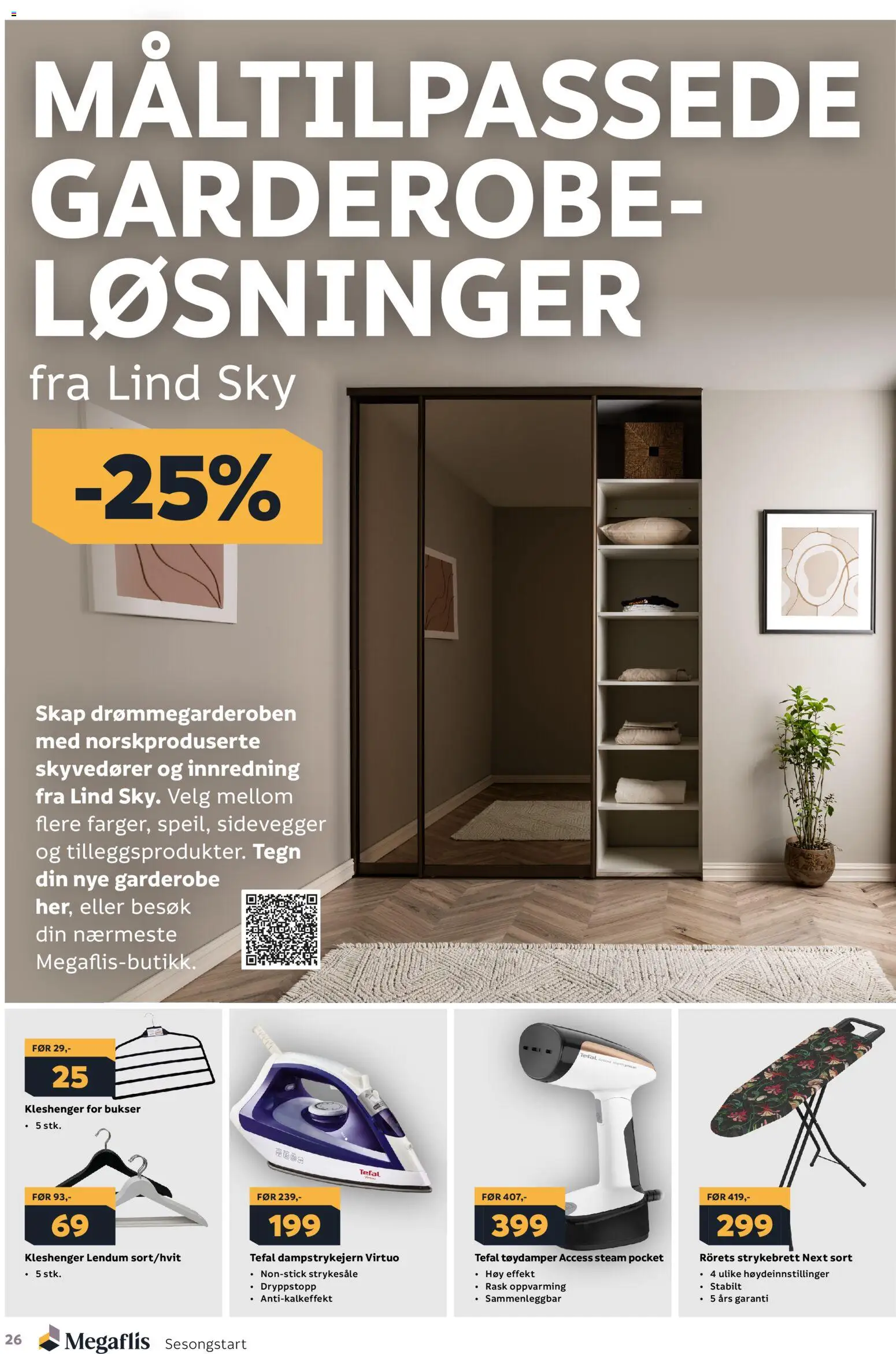 {H1} | Side: 26 | Produkter: Bukser, Tøydamper, Kleshenger