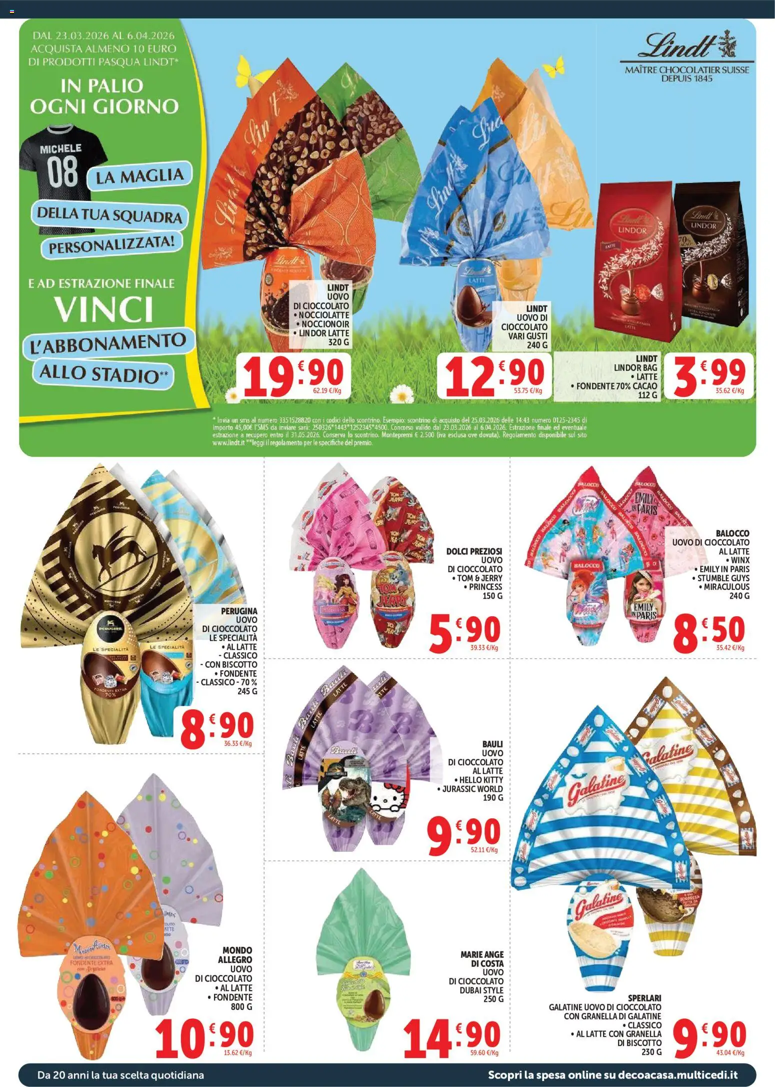 Volantino Decò del 27.03.2026 | Pagina: 2 | Prodotti: Cioccolato, Latte, Cacao