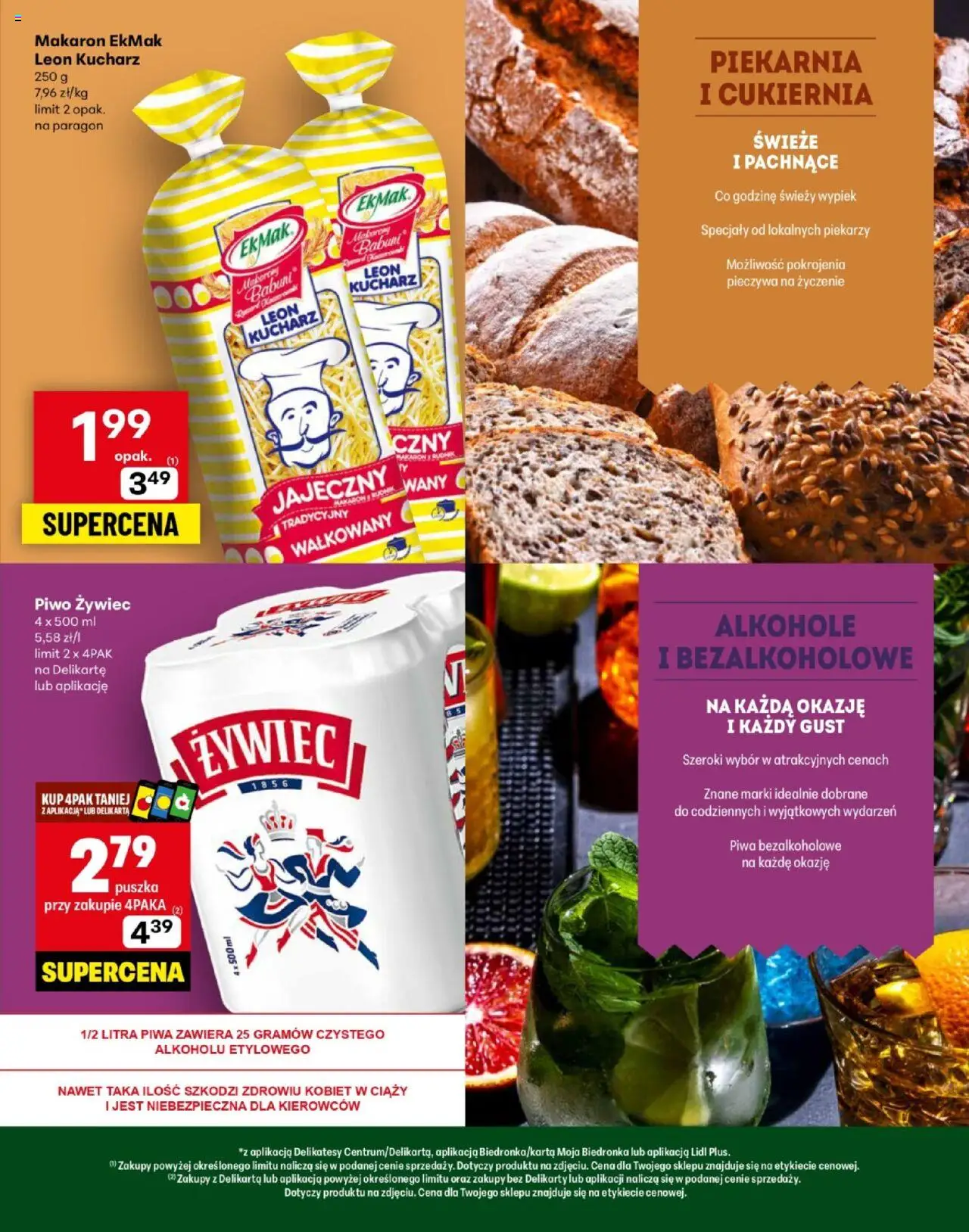 Delikatesy Centrum - Warszawa Otwarcie od 23.10.2025 | Strona: 3 | Produkty: Piekarnia, Delikatesy, Piwo, Makaron