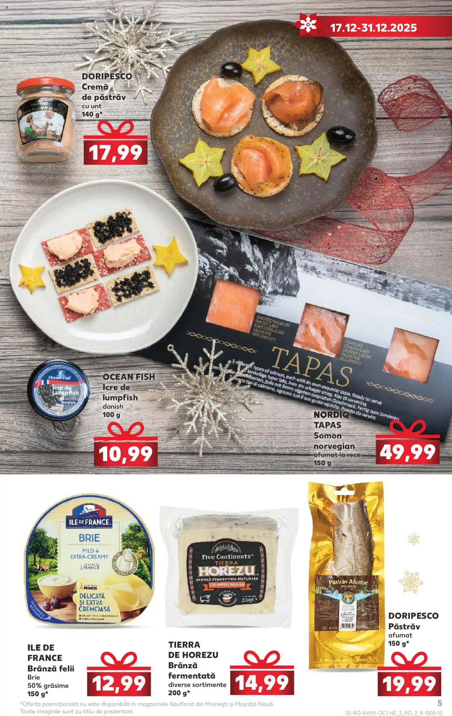 Noul catalog Kaufland – valabil de la 17.12.2025 | Pagină: 5 | Produse: Unt, Brânză, Cremă, Piper