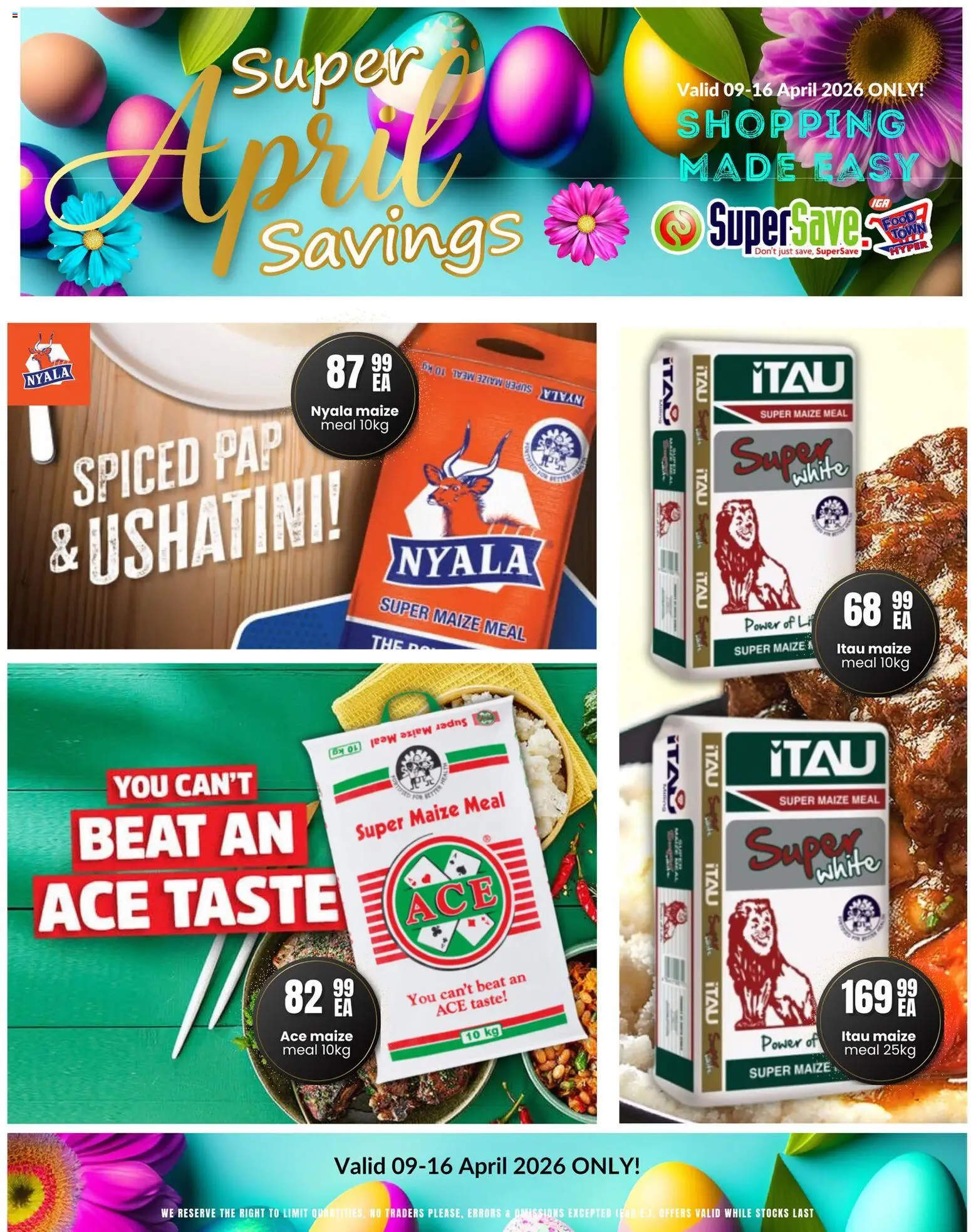 New Super Save catalogue – valid from 09.04.2026 | Page: 4 | Products: Maize meal
